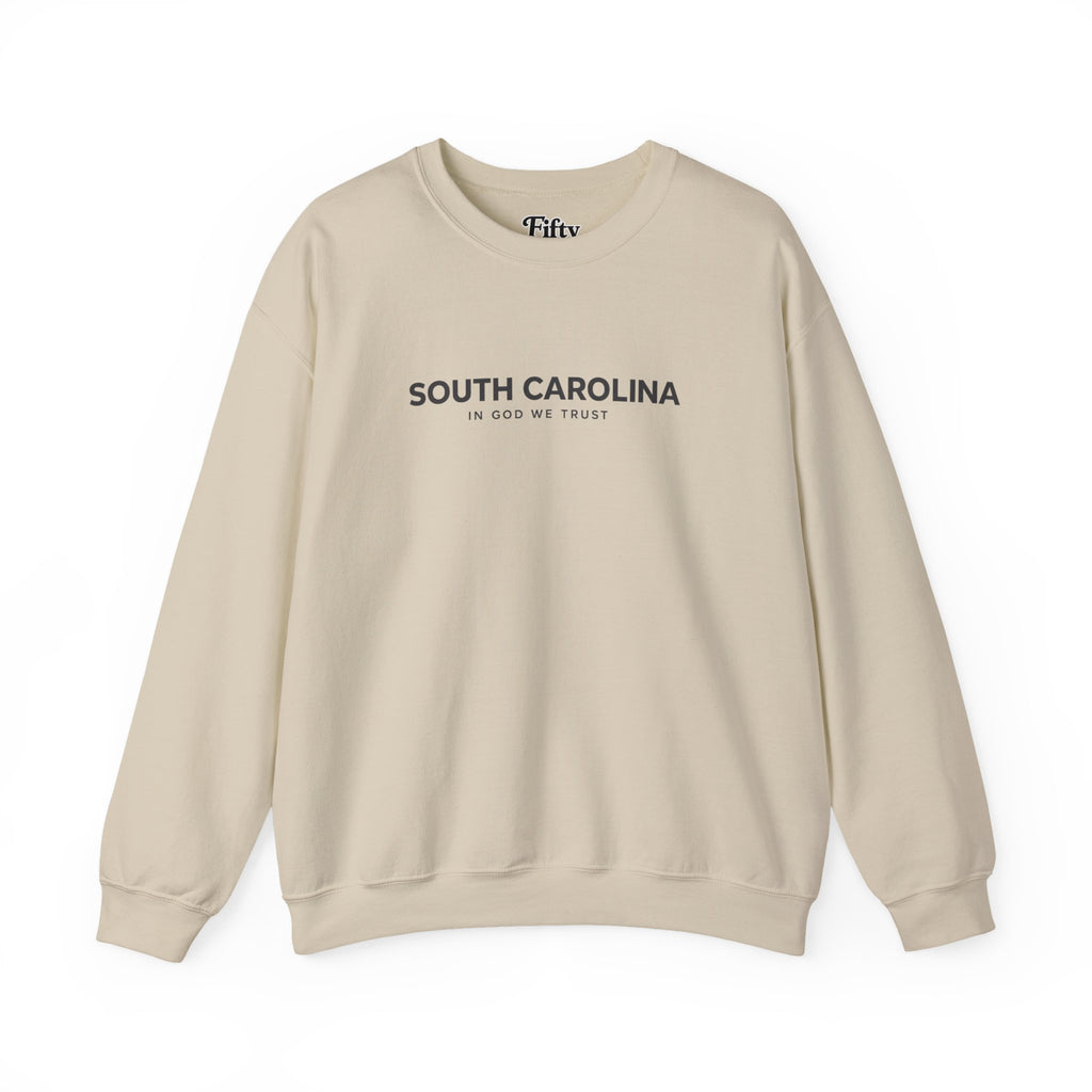 South Carolina All State In God We Trust Unisex Crewneck Sweatshirt