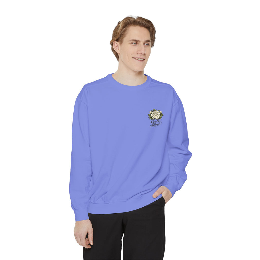 Camellia Alabama Sweatshirt — Vintage Floral Crewneck