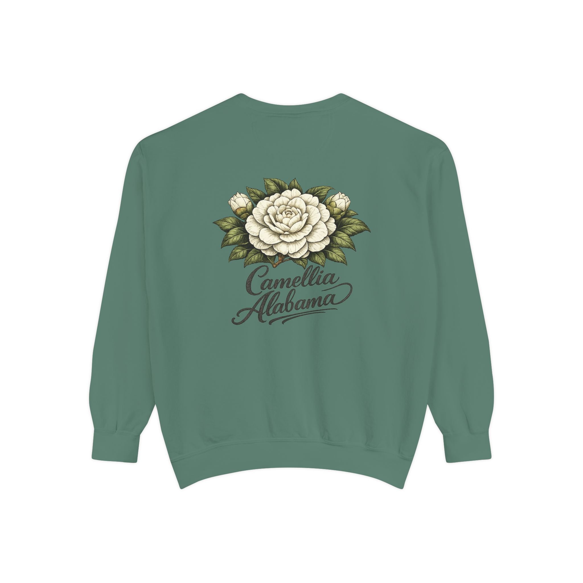 Camellia Alabama Sweatshirt — Vintage Floral Crewneck