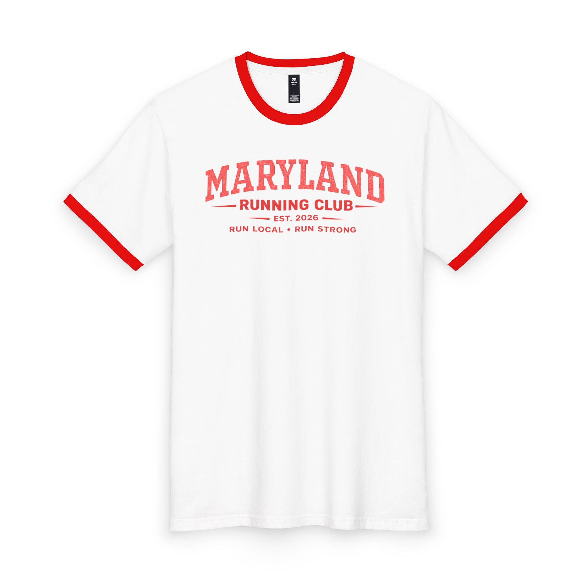 Maryland Running Club 2026 All State Men's Staple Ringer Tee