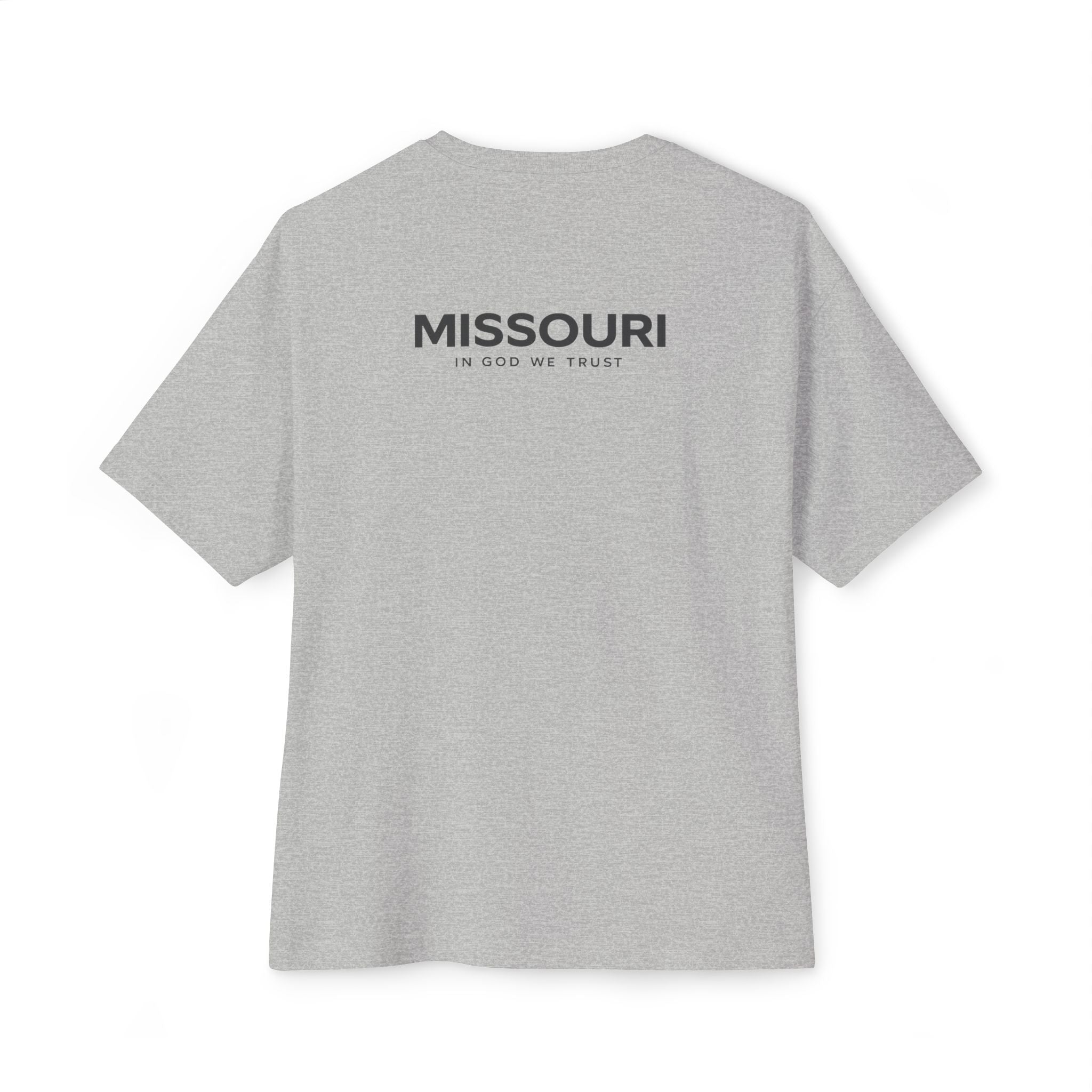 Missouri All State In God We Trust Unisex Casual Oversized Boxy Tee