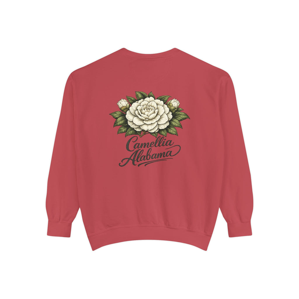 Camellia Alabama Sweatshirt — Vintage Floral Crewneck