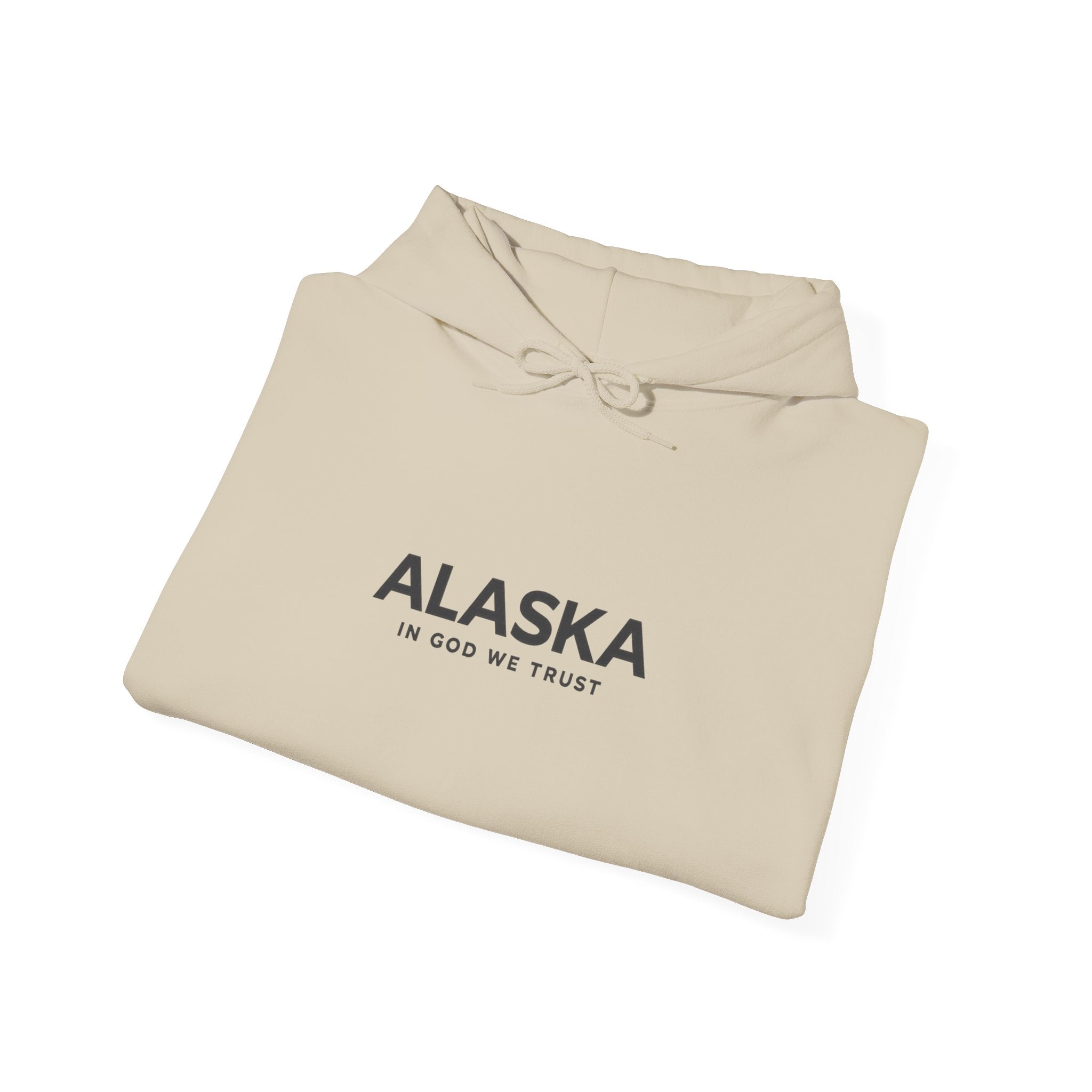 Alaska All State In God We Trust Unisex Hooded Sweatshirt