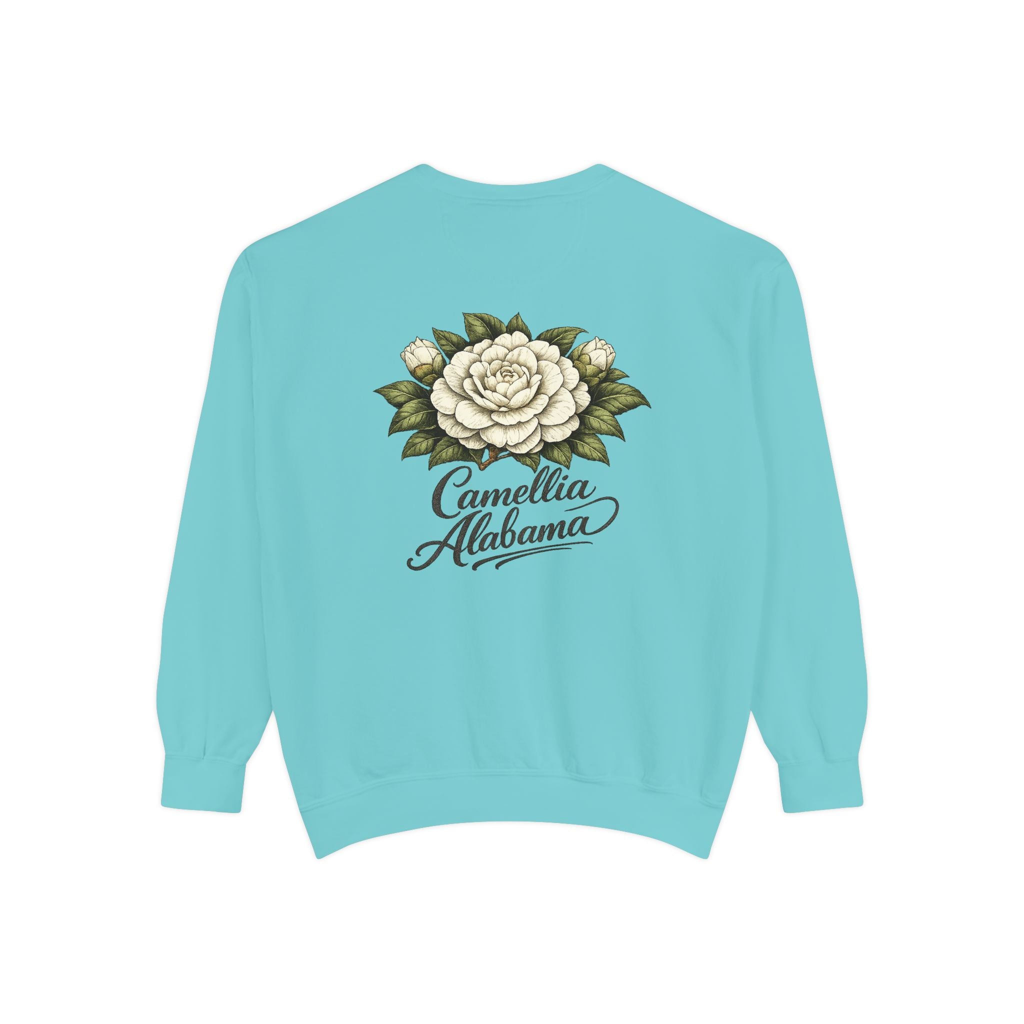 Camellia Alabama Sweatshirt — Vintage Floral Crewneck
