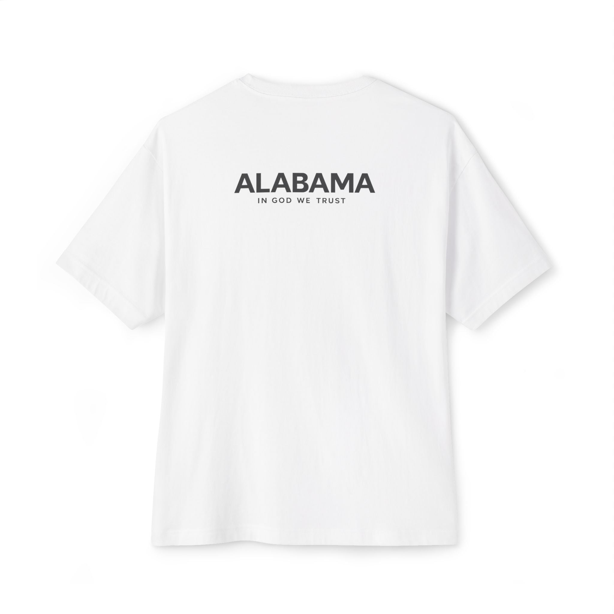 Alabama All State In God We Trust Unisex Casual Oversized Boxy Tee