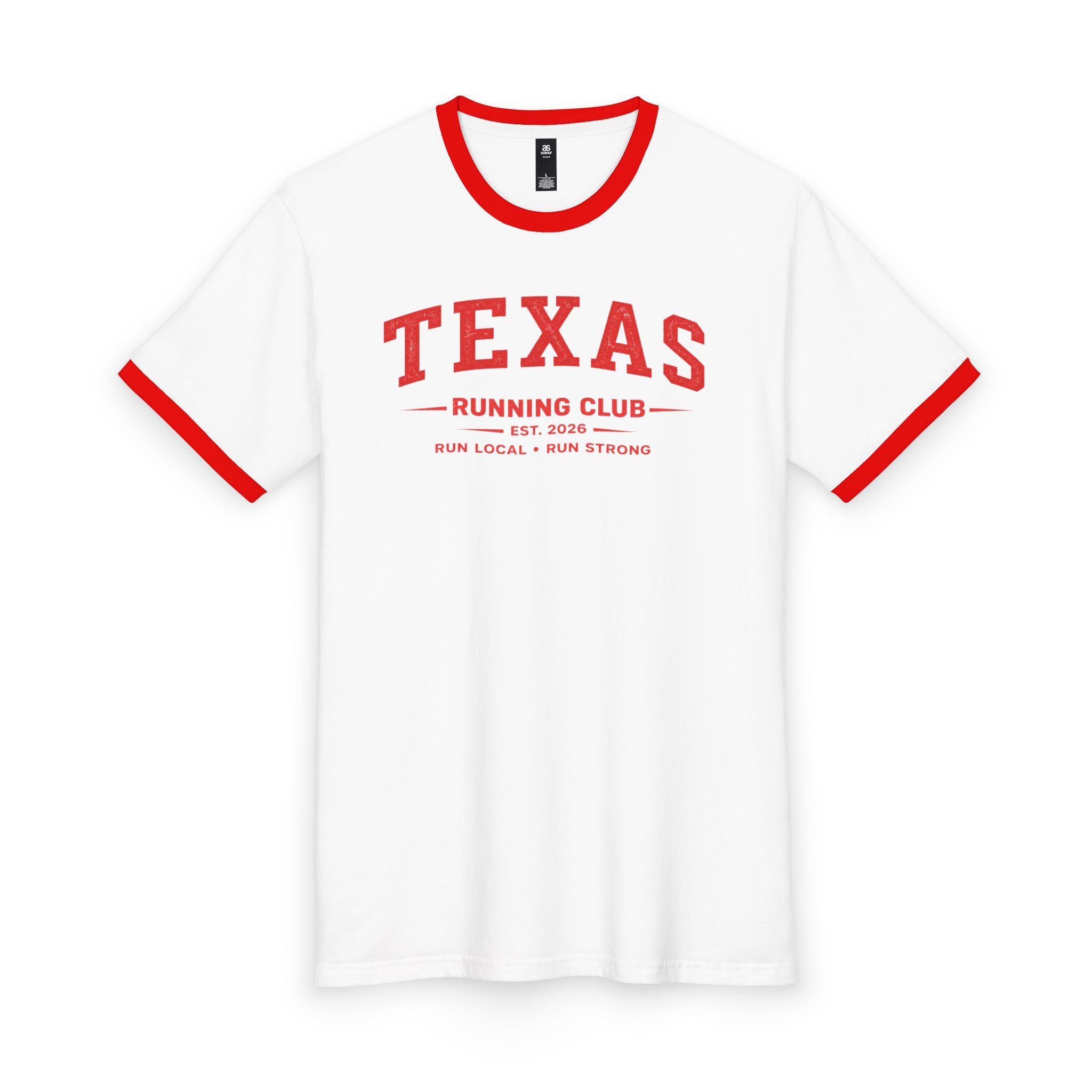 Texas Running Club 2026 All State Men's Staple Ringer Tee