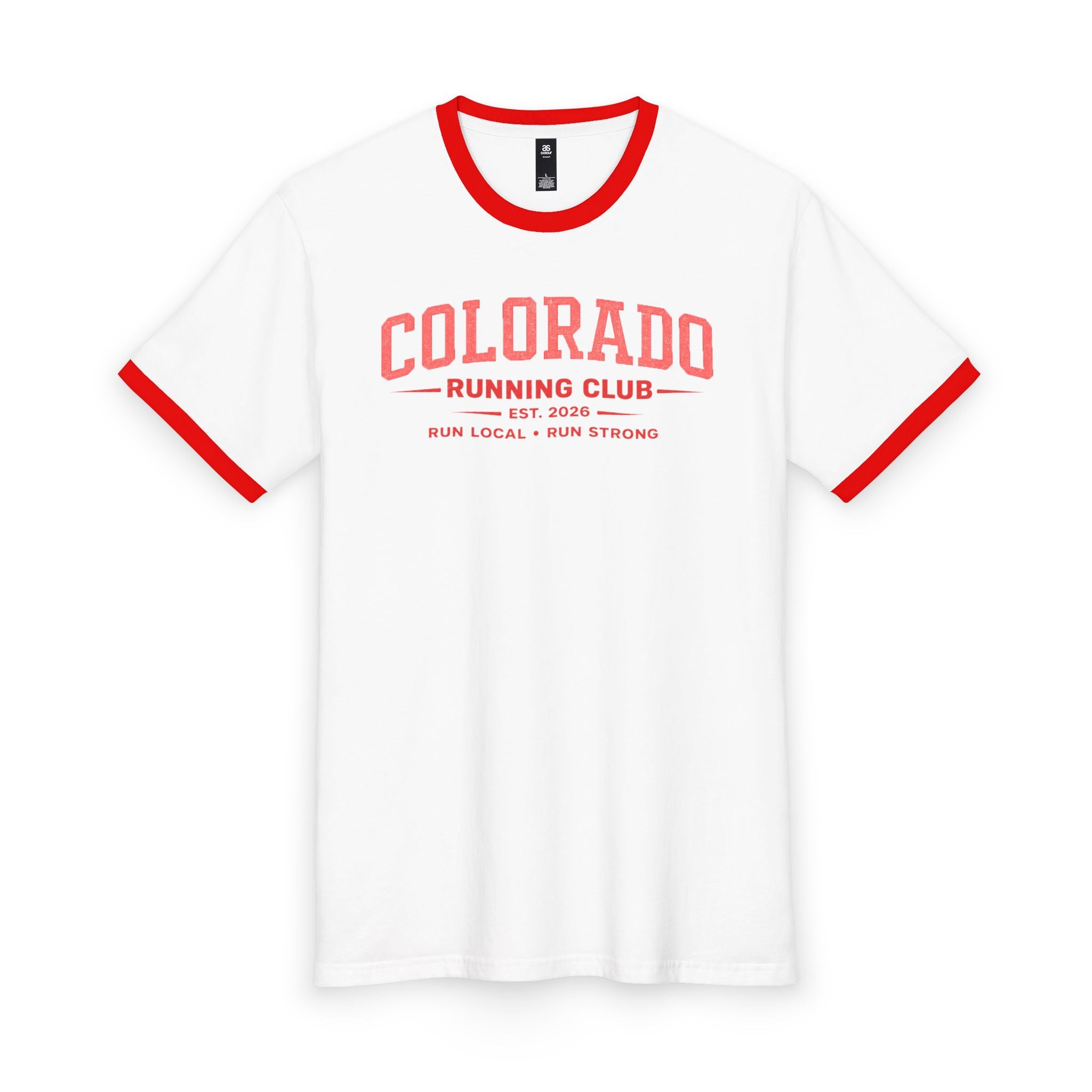 Colorado Running Club 2026 All State Men's Staple Ringer Tee