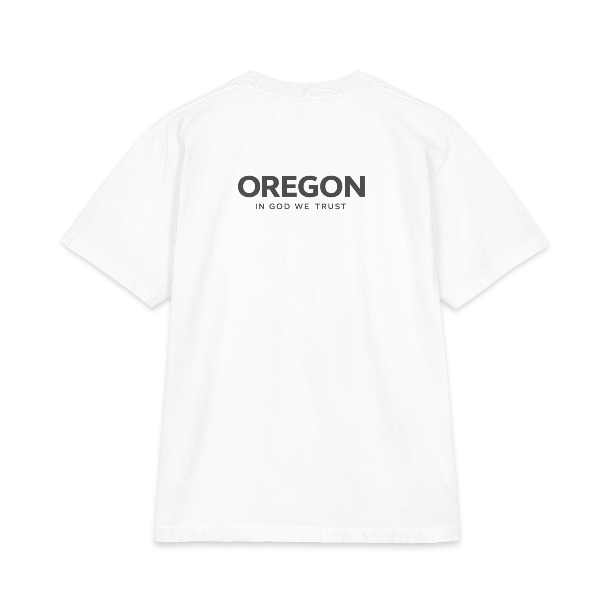 Oregon All State In God We Trust Unisex Max Heavyweight Short Sleeve
