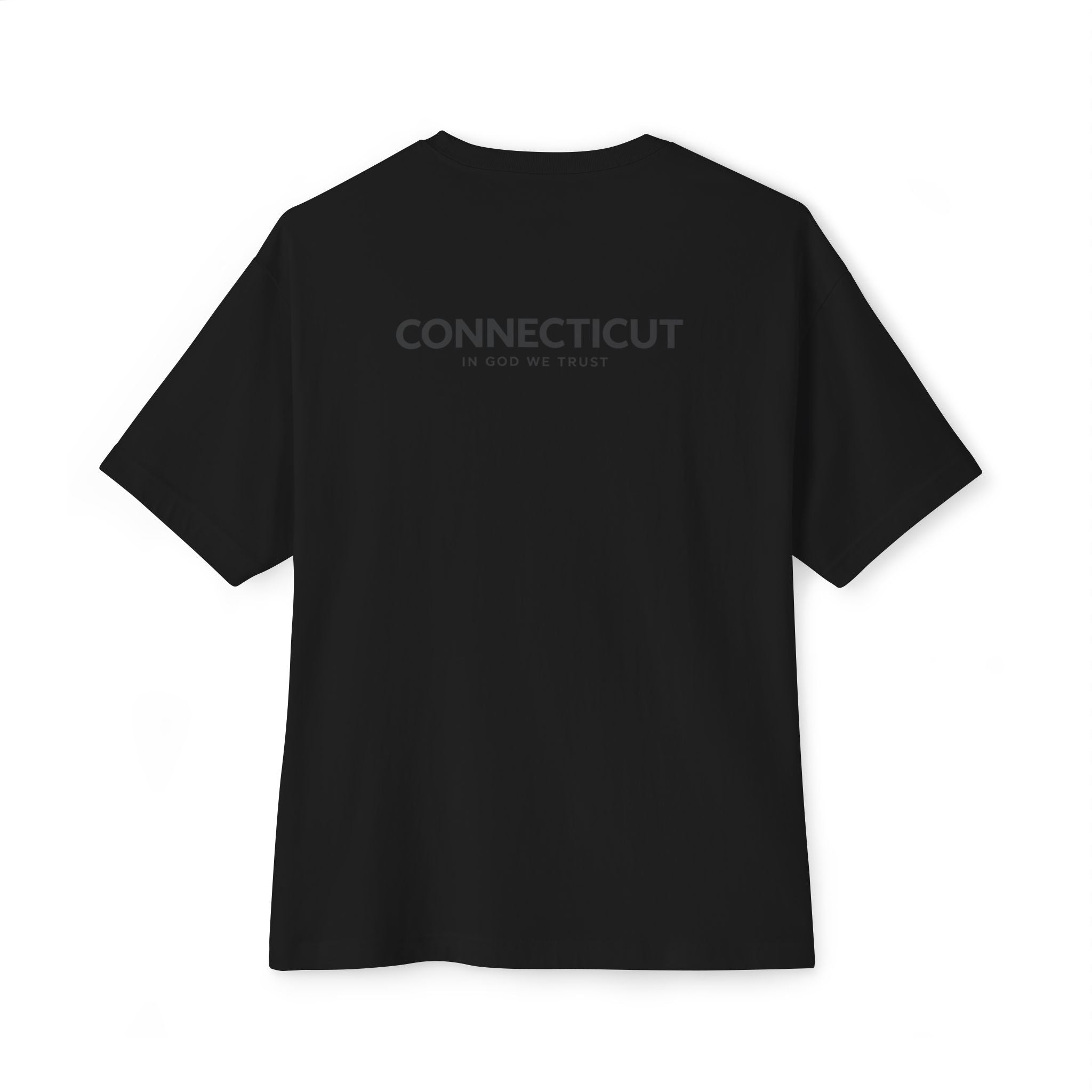 Connecticut All State In God We Trust Unisex Casual Oversized Boxy Tee