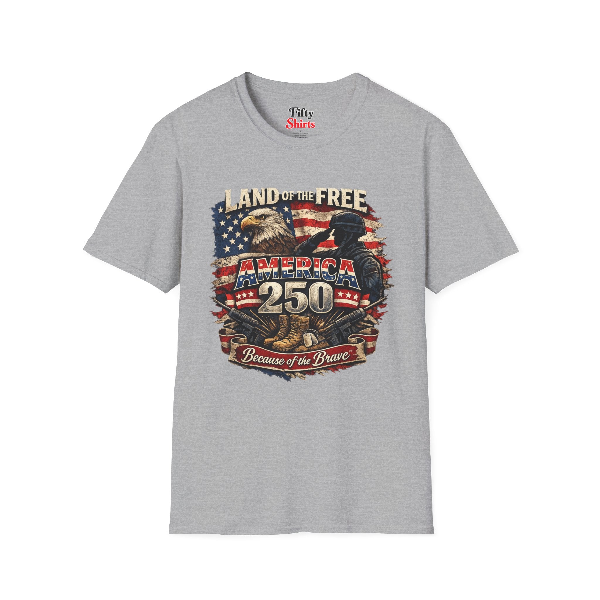 America 250 Veterans Land Of The Free America 250 Because Of The Brave
