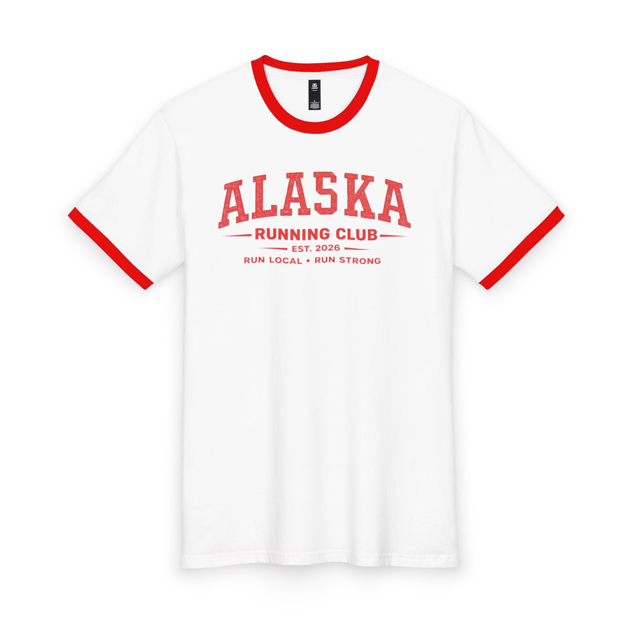 Alaska Running Club 2026 All State Men's Staple Ringer Tee