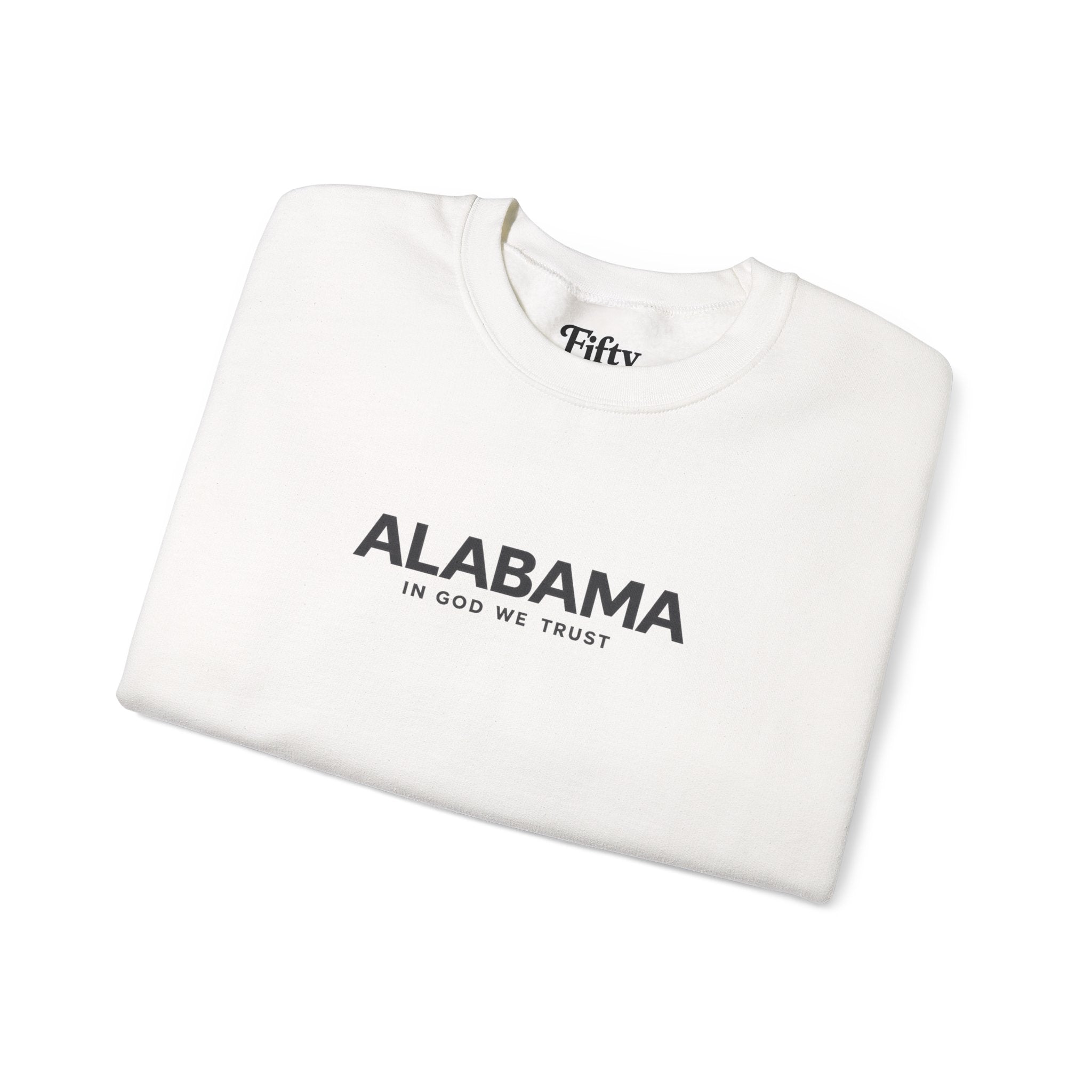Alabama All State In God We Trust Unisex Crewneck Sweatshirt