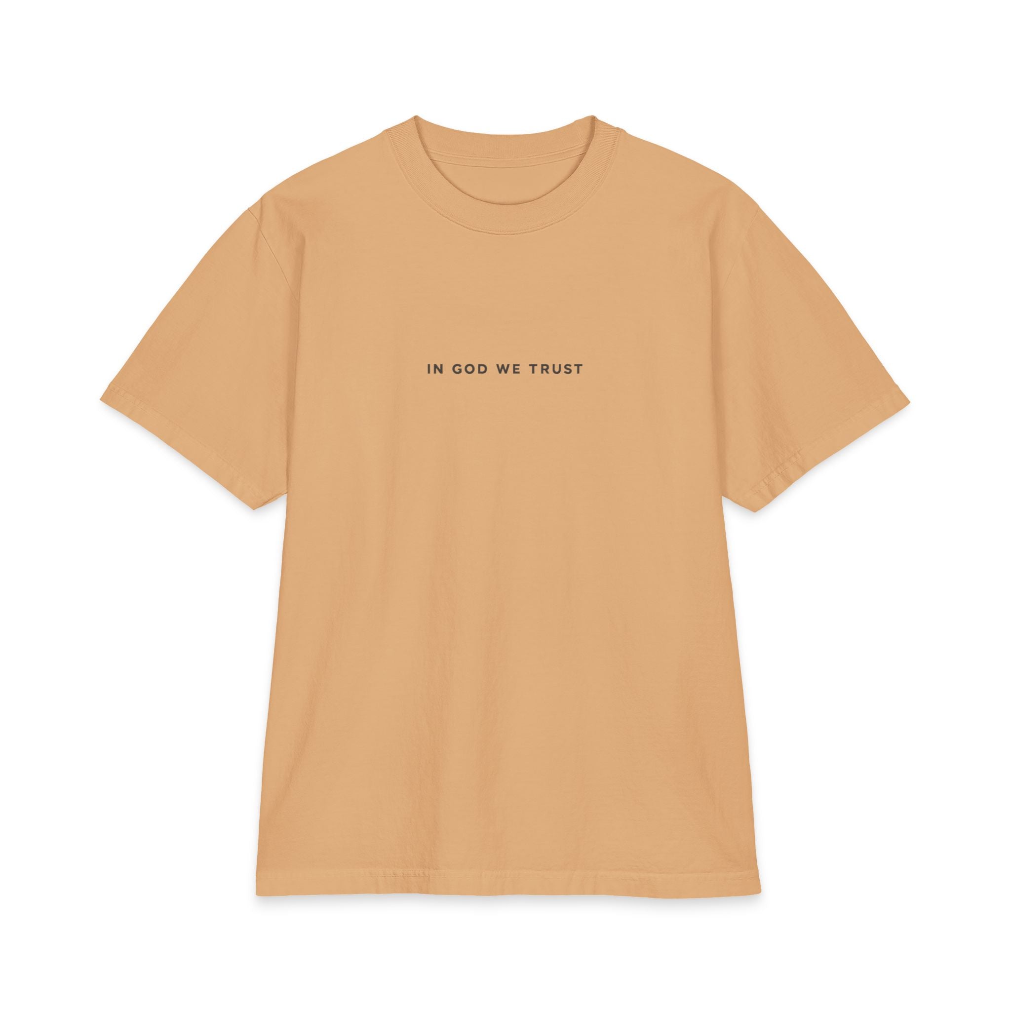 California All State In God We Trust Unisex Max Heavyweight Short Sleeve