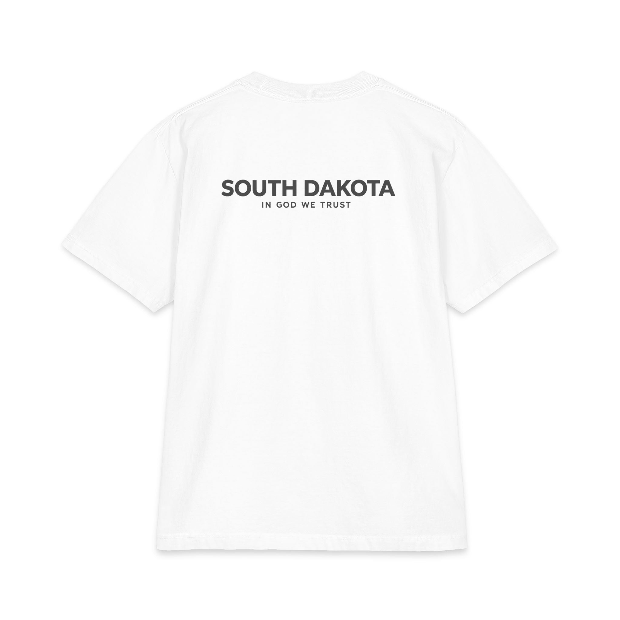South Dakota All State In God We Trust Unisex Max Heavyweight Short Sleeve