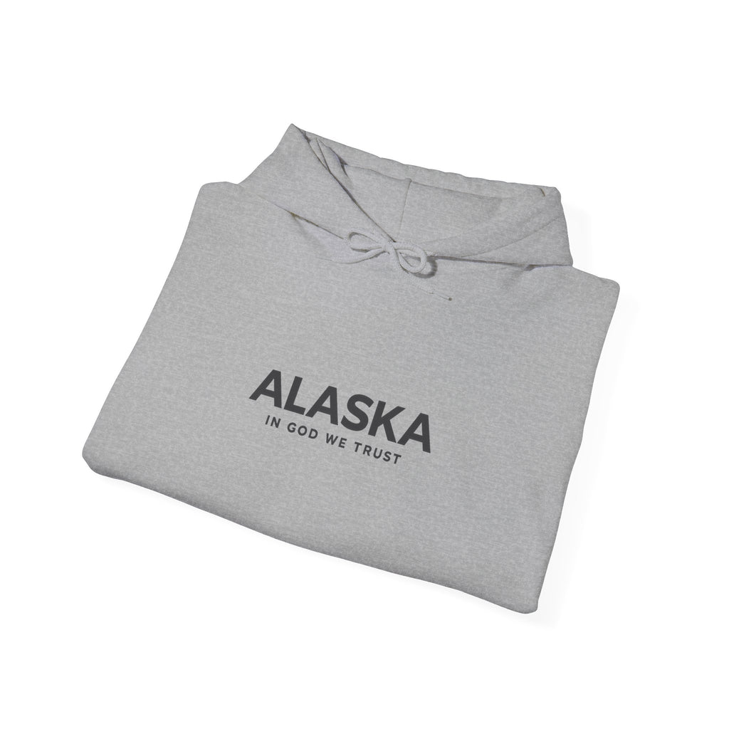 Alaska All State In God We Trust Unisex Hooded Sweatshirt
