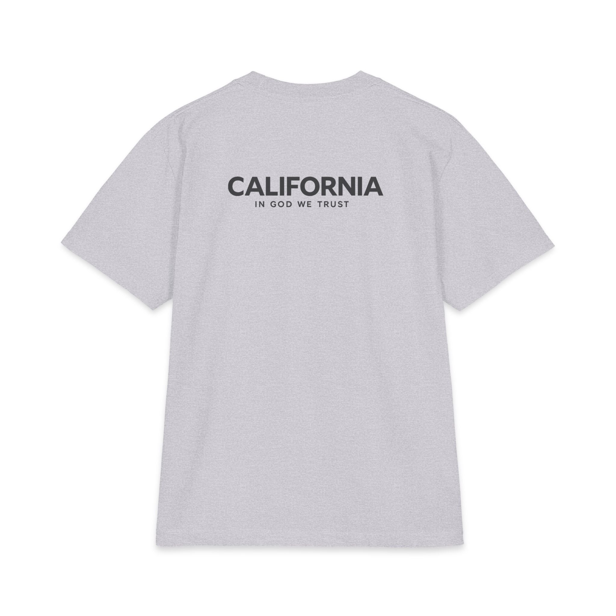California All State In God We Trust Unisex Max Heavyweight Short Sleeve