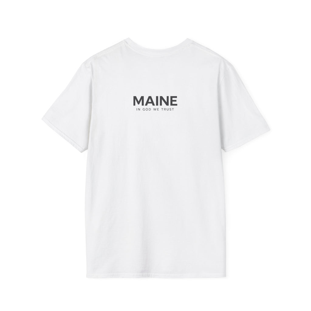 Maine All State In God We Trust Unisex Everyday Tee