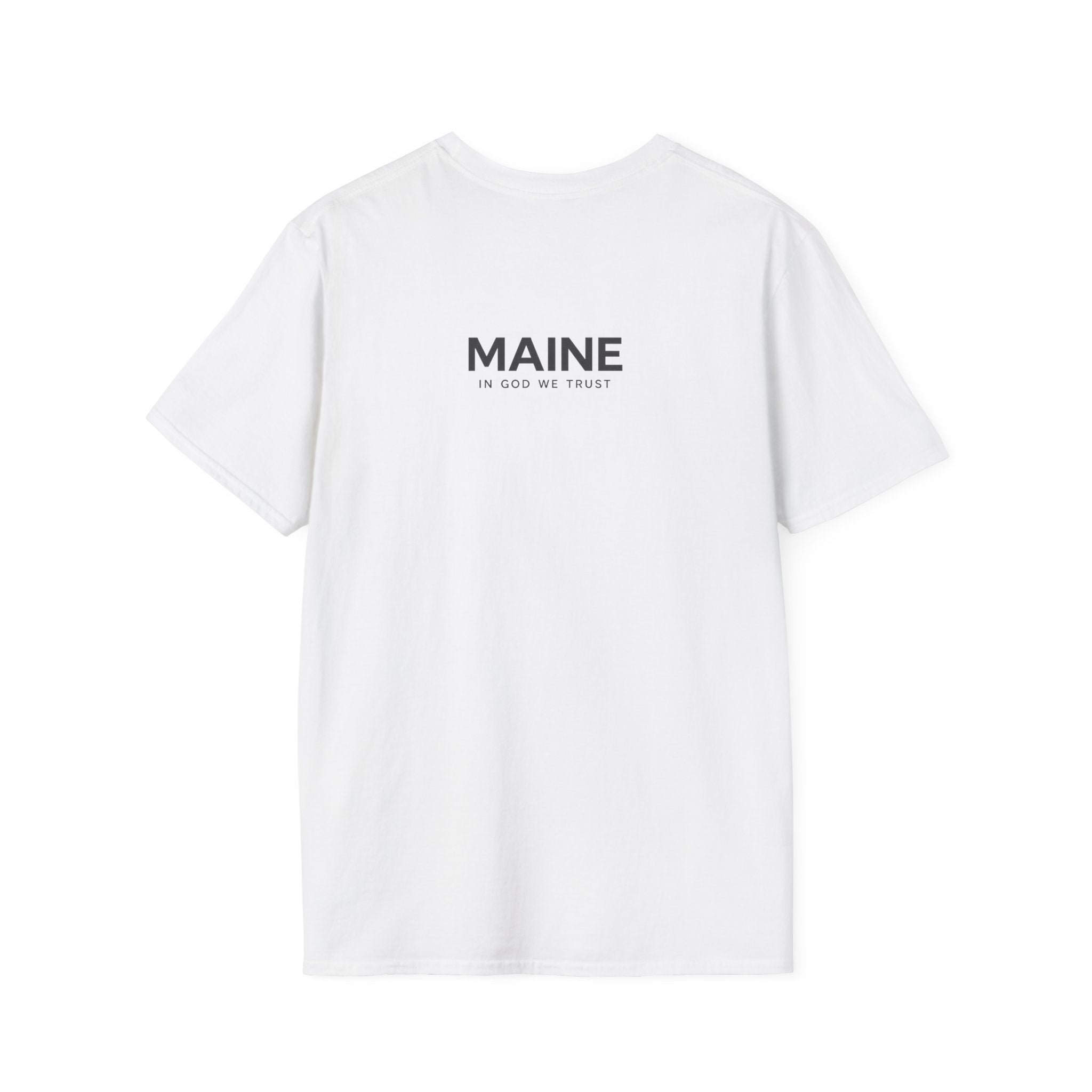 Maine All State In God We Trust Unisex Everyday Tee