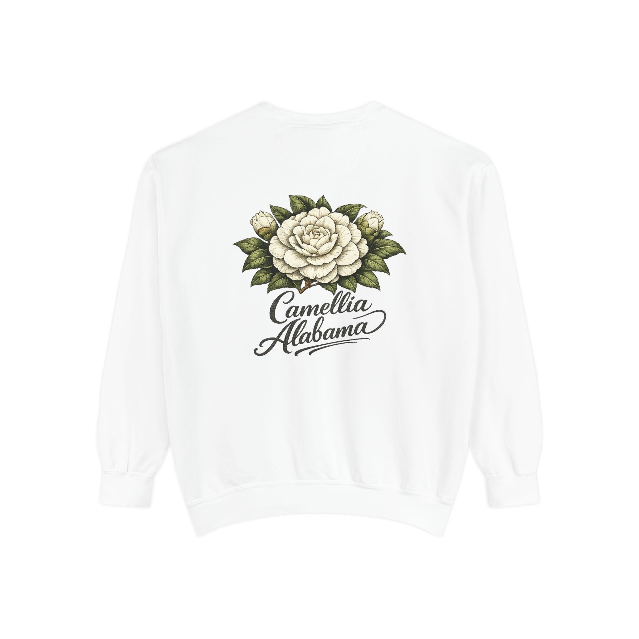 Camellia Alabama Sweatshirt — Vintage Floral Crewneck