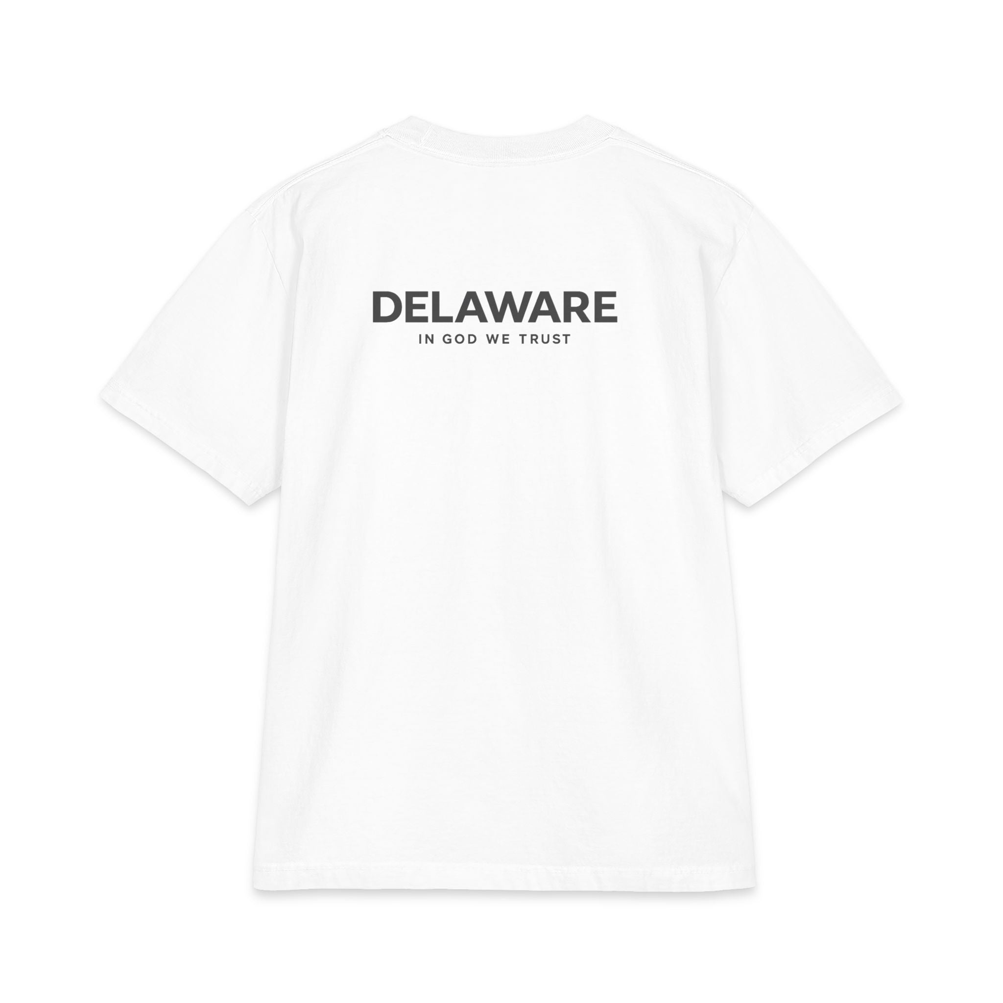 Delaware All State In God We Trust Unisex Max Heavyweight Short Sleeve