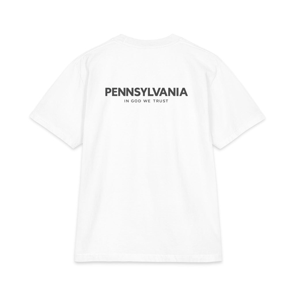 Pennsylvania All State In God We Trust Unisex Max Heavyweight Short Sleeve