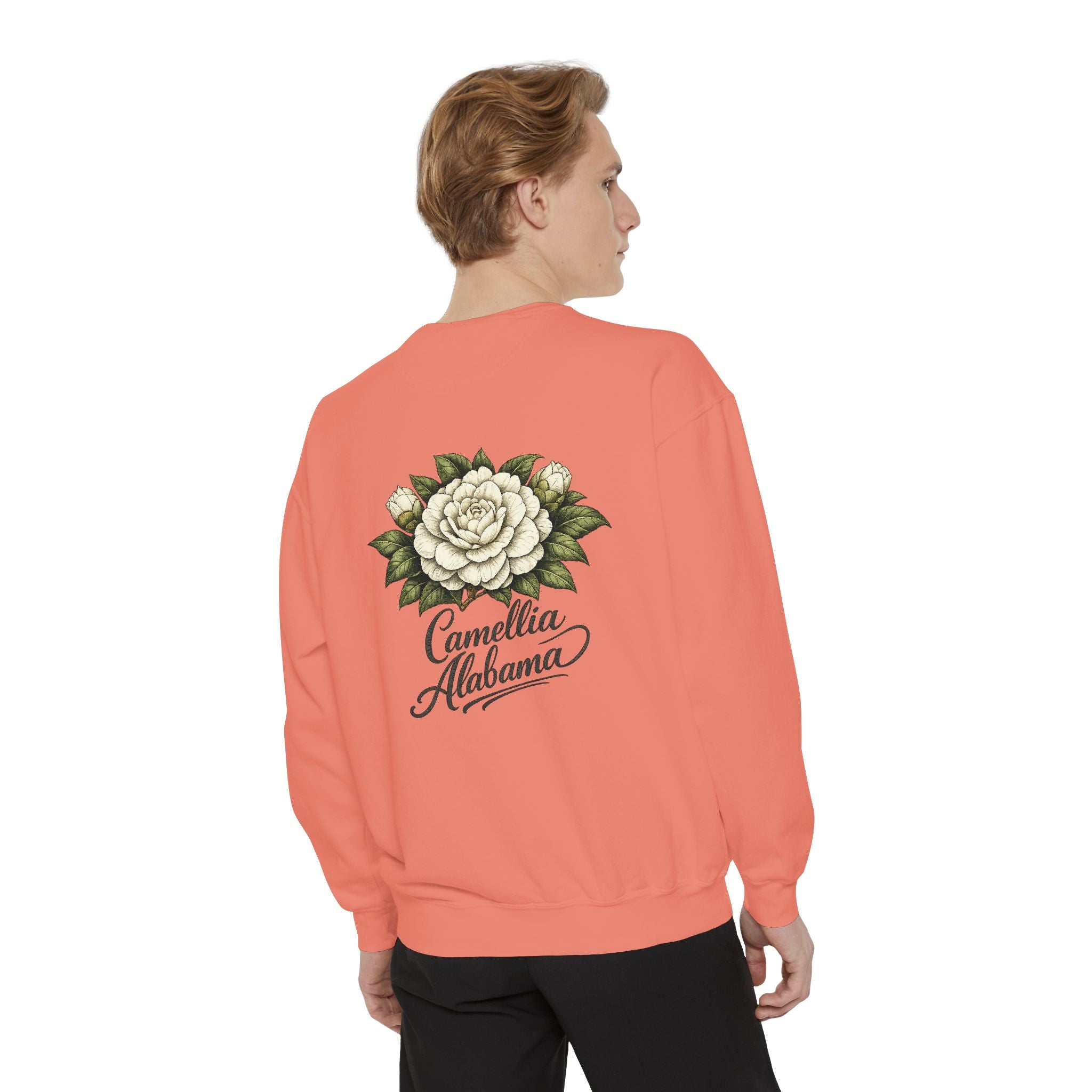 Camellia Alabama Sweatshirt — Vintage Floral Crewneck
