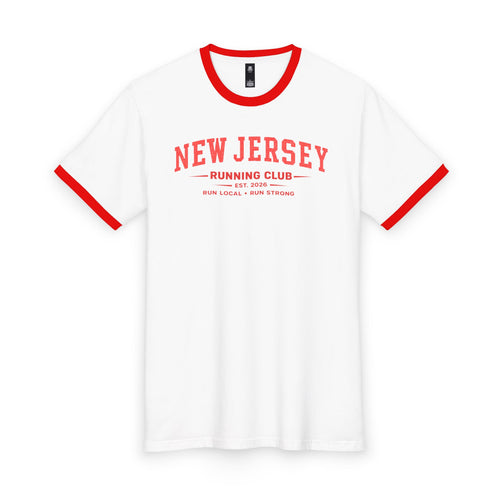 New Jersey Running Club 2026 All State Men's Staple Ringer Tee