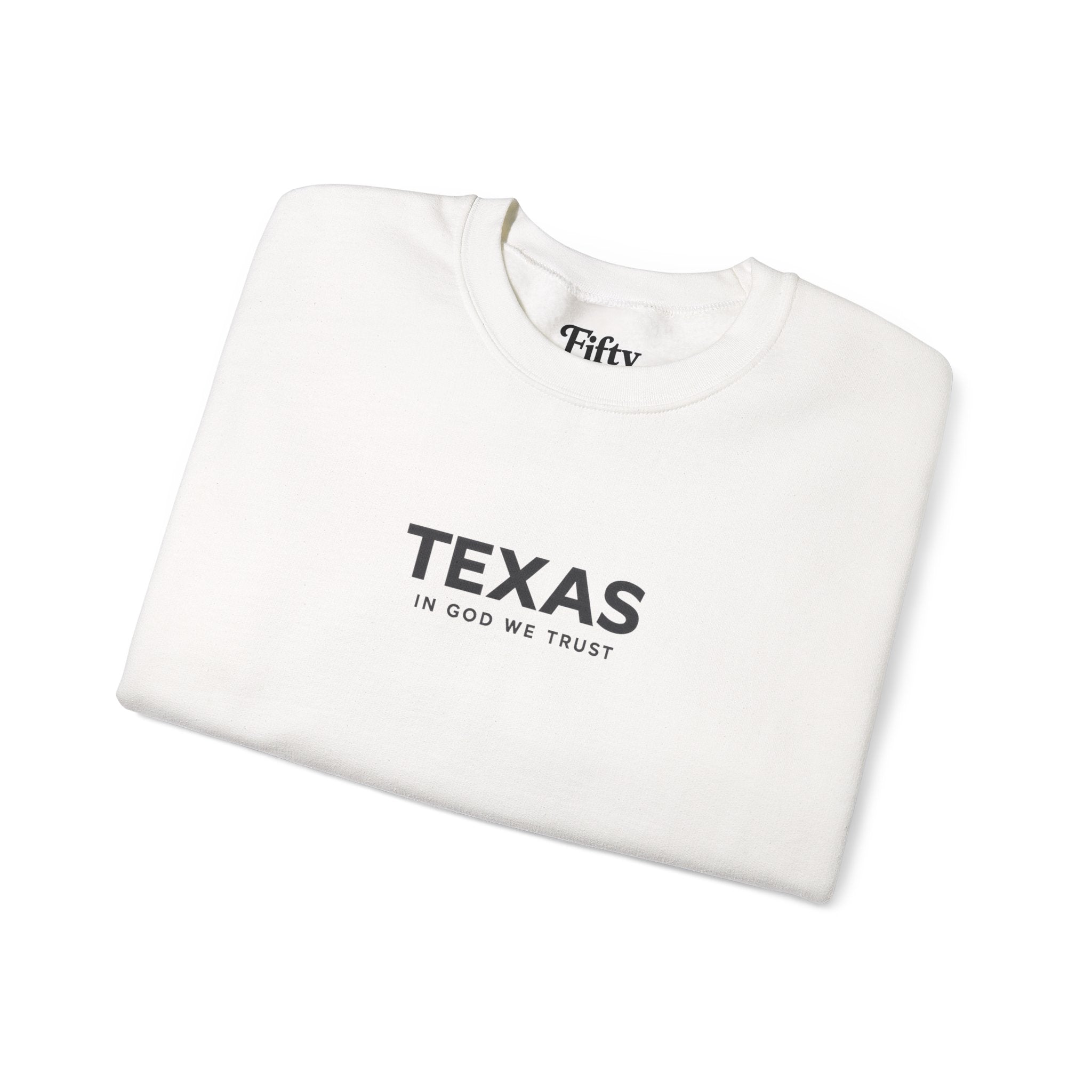 Texas All State In God We Trust Unisex Crewneck Sweatshirt