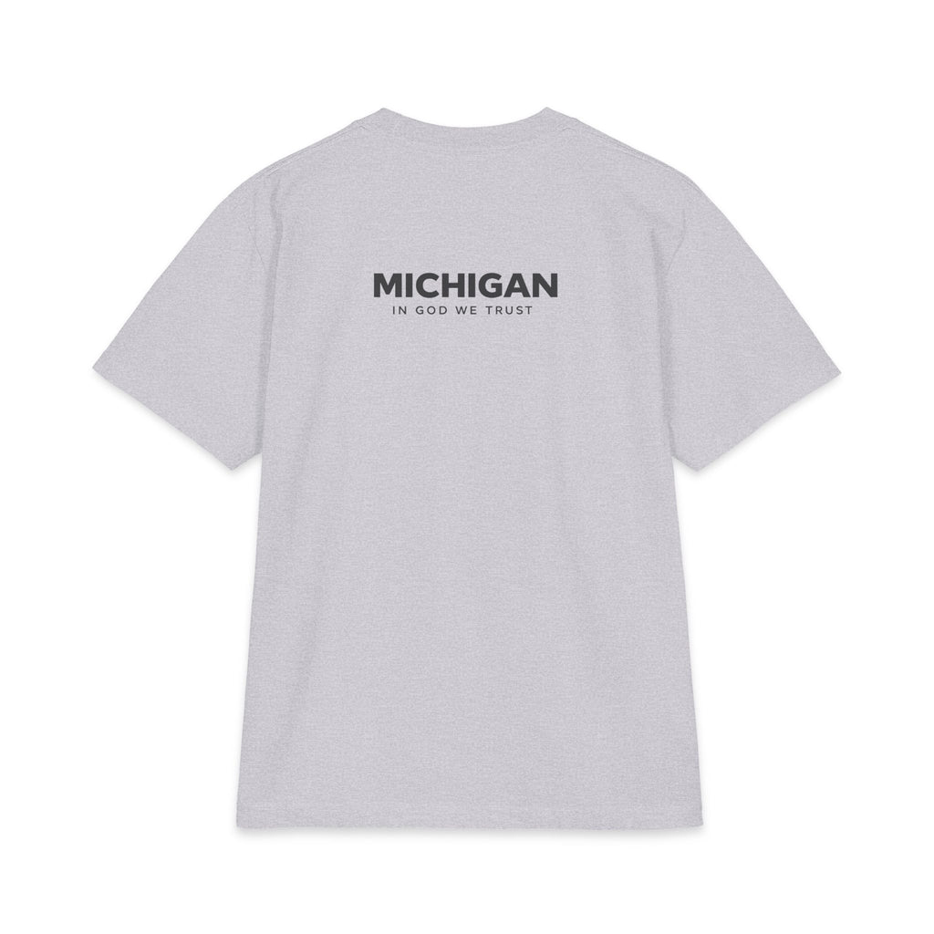 Michigan All State In God We Trust Unisex Max Heavyweight Short Sleeve