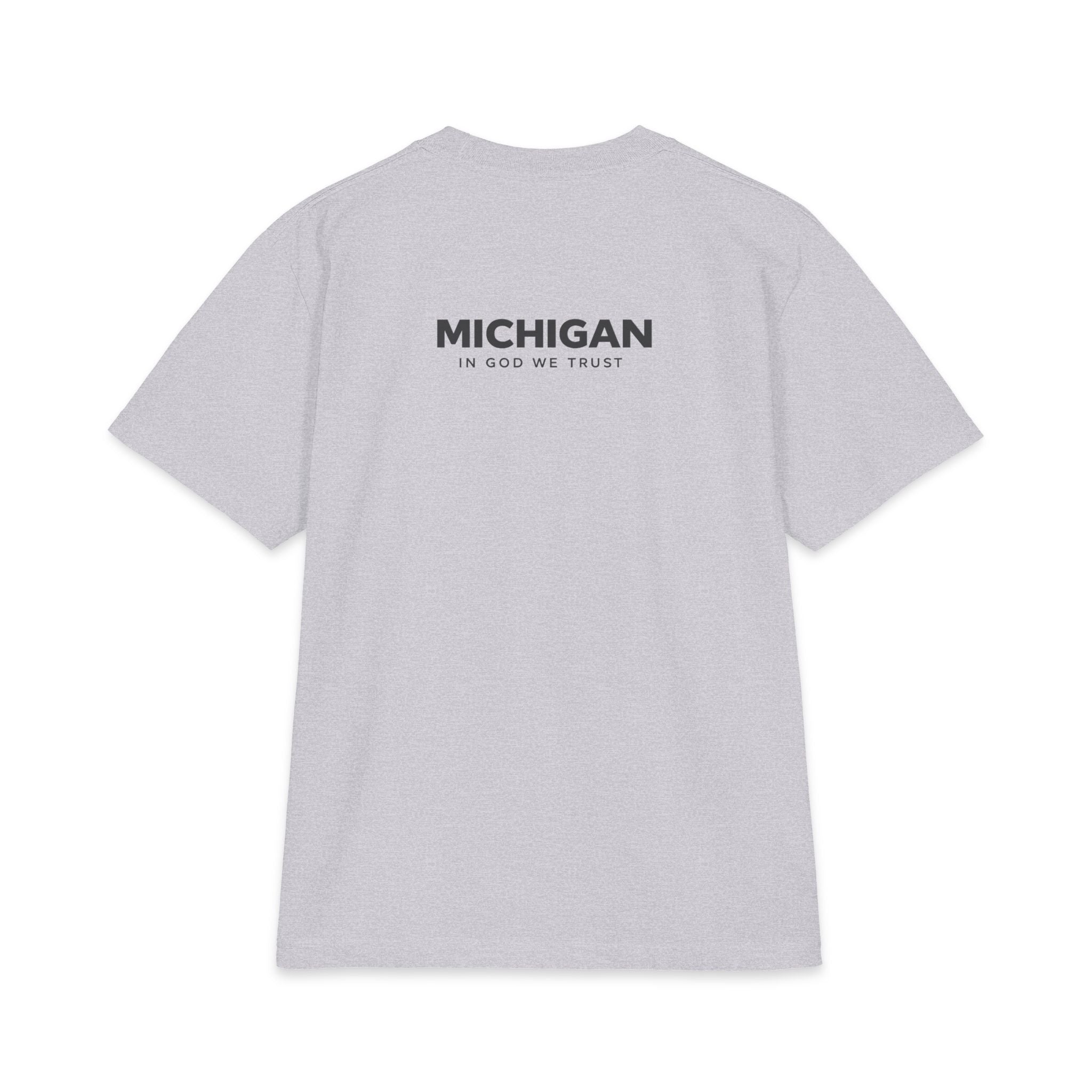 Michigan All State In God We Trust Unisex Max Heavyweight Short Sleeve