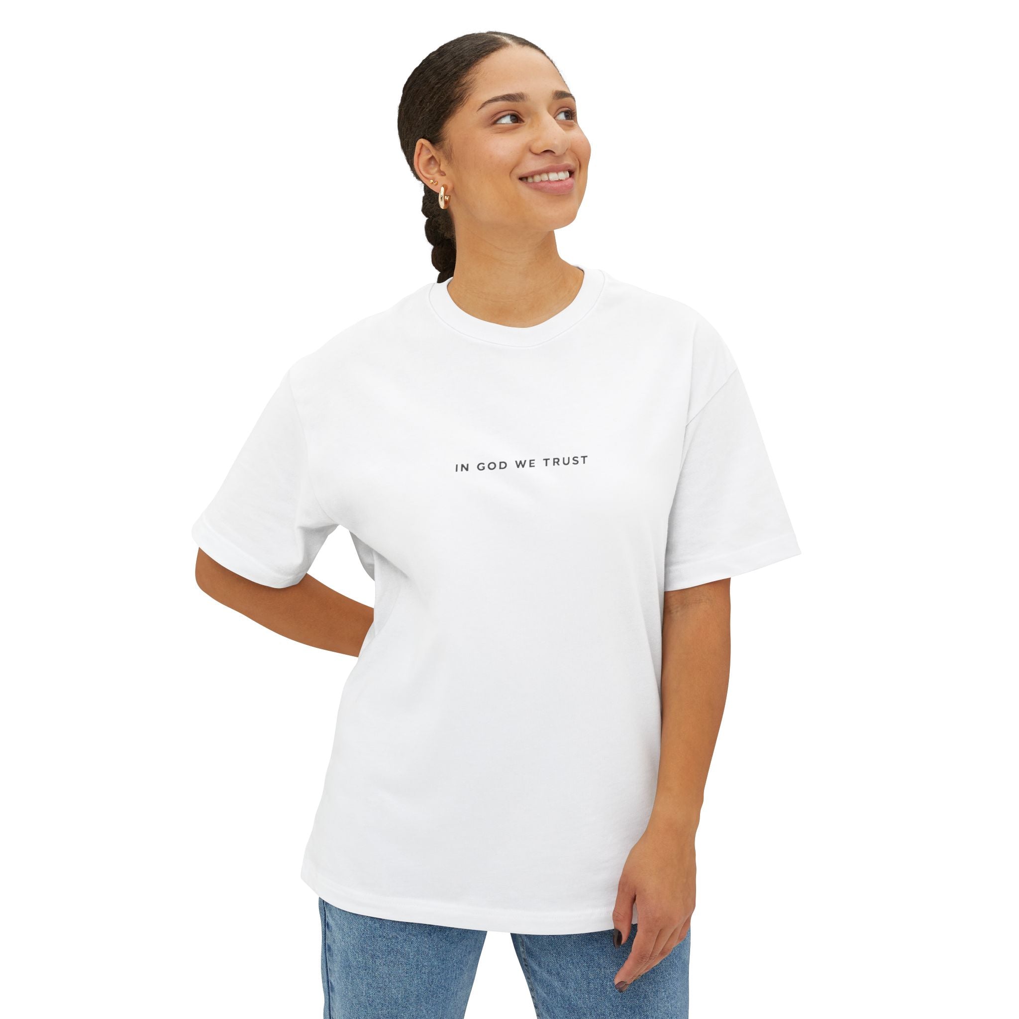 South Carolina All State In God We Trust Unisex Casual Oversized Boxy Tee
