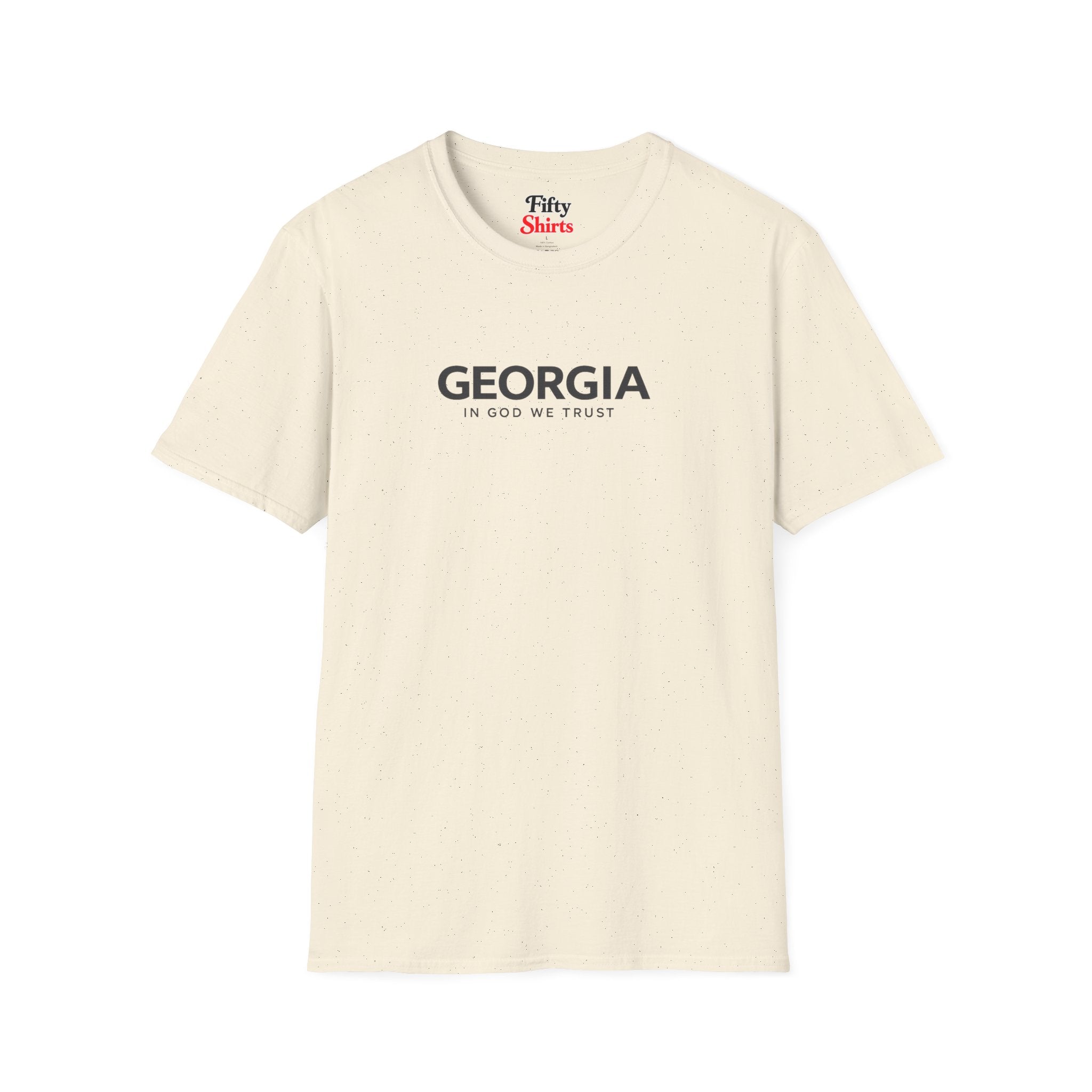 Georgia All State In God We Trust Front Design Unisex Everyday Tee