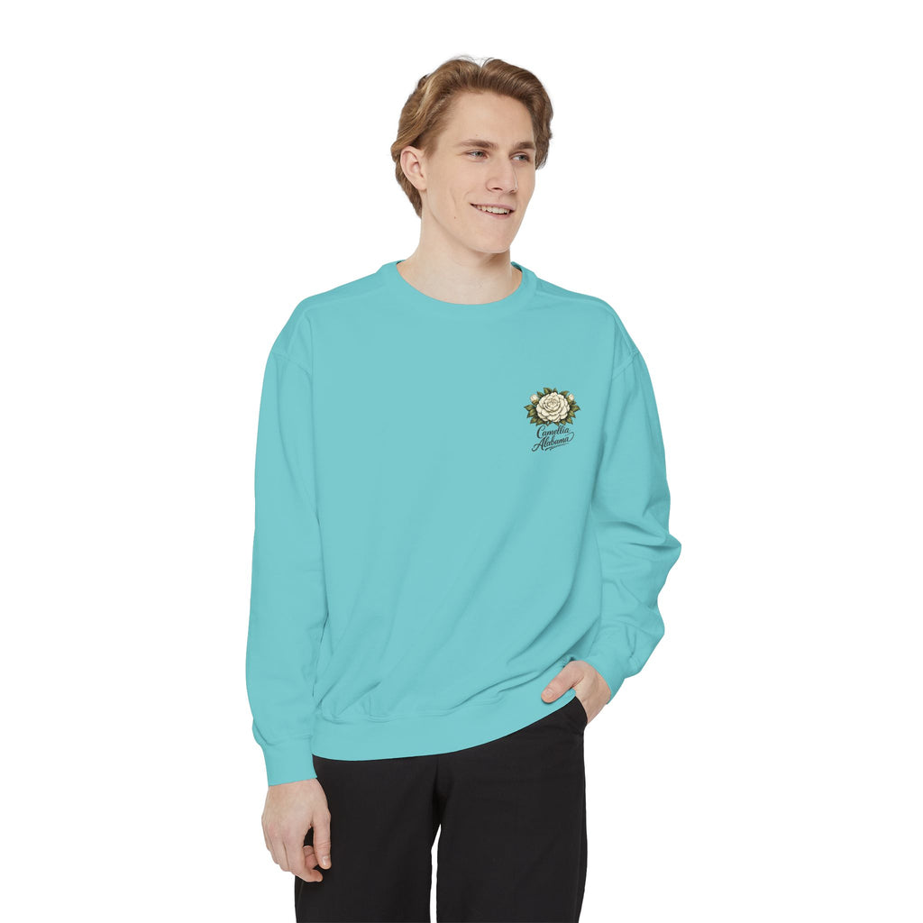 Camellia Alabama Sweatshirt — Vintage Floral Crewneck