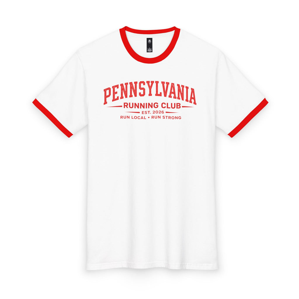 Pennsylvania Running Club 2026 All State Men's Staple Ringer Tee