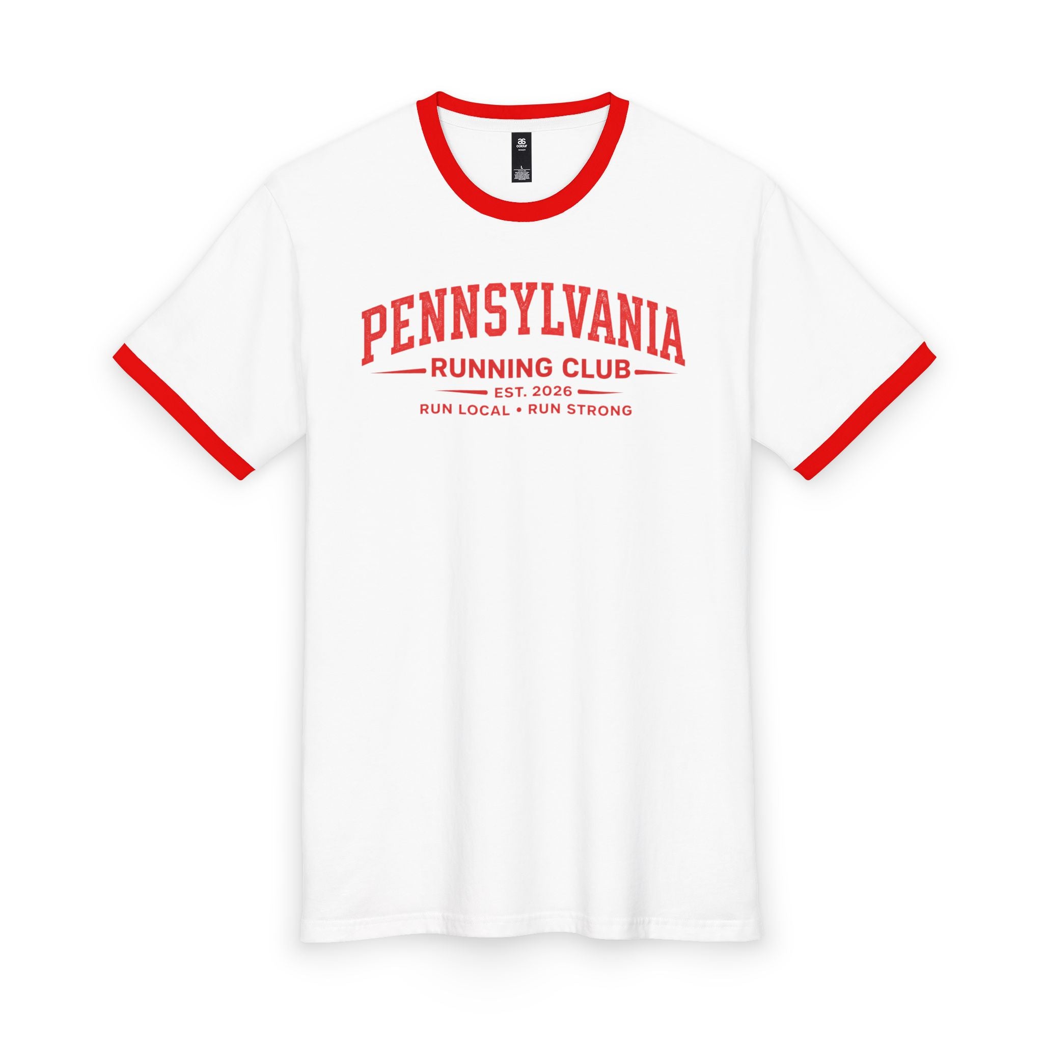 Pennsylvania Running Club 2026 All State Men's Staple Ringer Tee