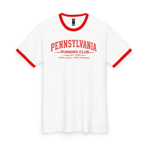Pennsylvania Running Club 2026 All State Men's Staple Ringer Tee