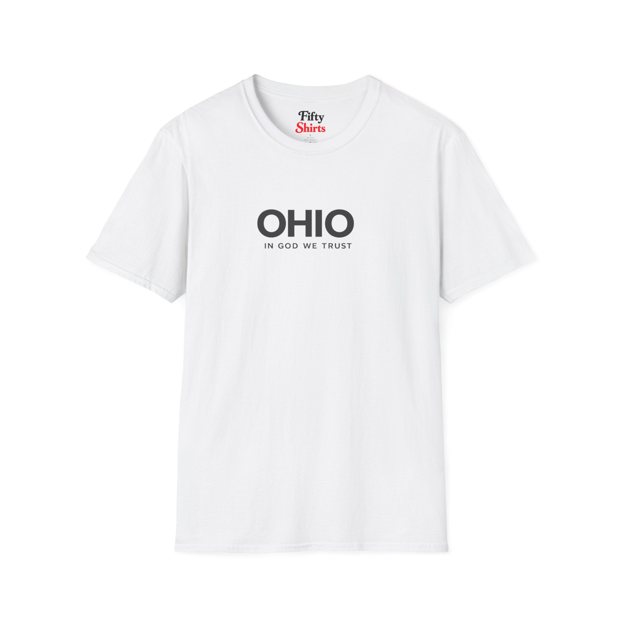Ohio All State In God We Trust Front Design Unisex Everyday Tee