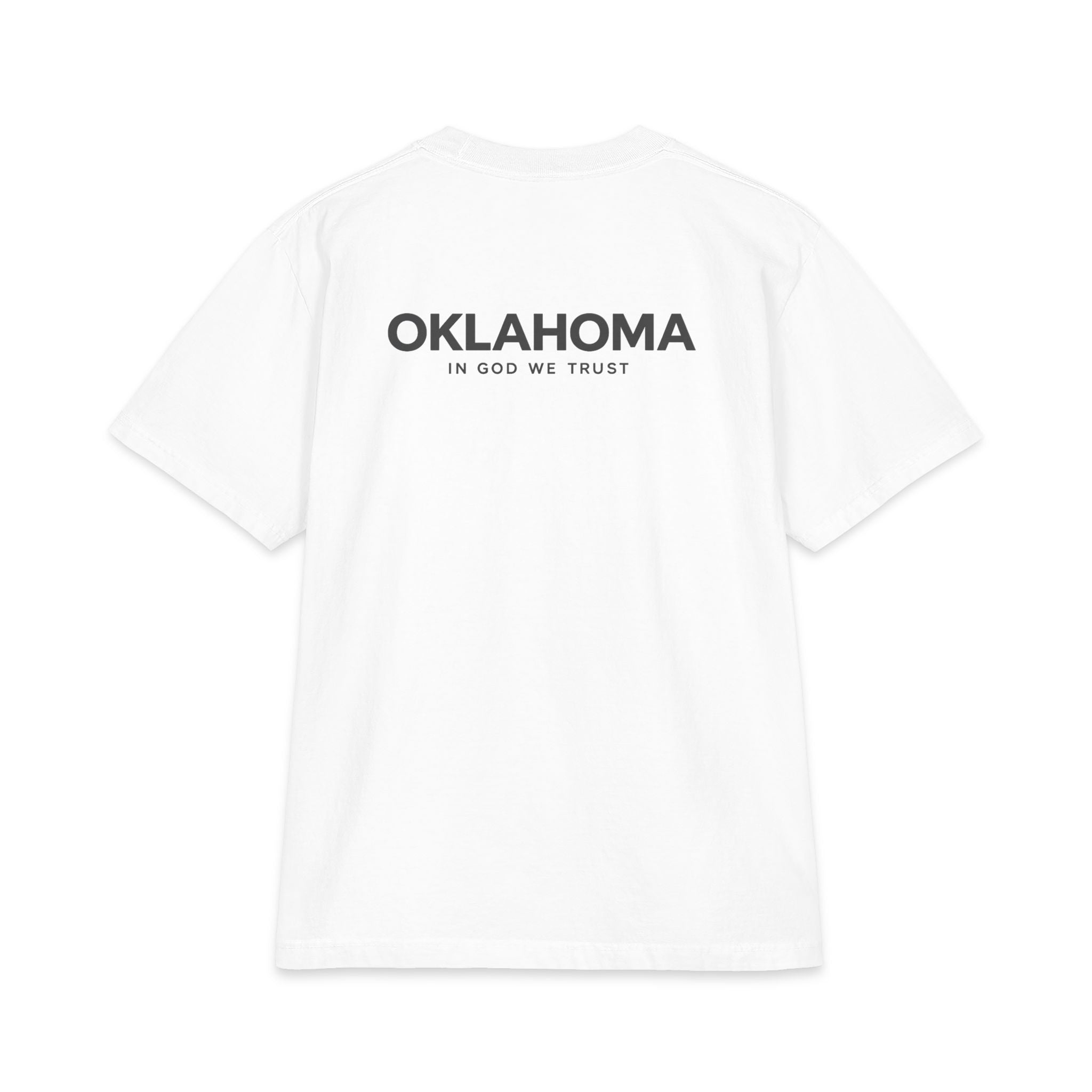 Oklahoma All State In God We Trust Unisex Max Heavyweight Short Sleeve