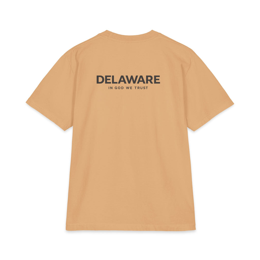 Delaware All State In God We Trust Unisex Max Heavyweight Short Sleeve