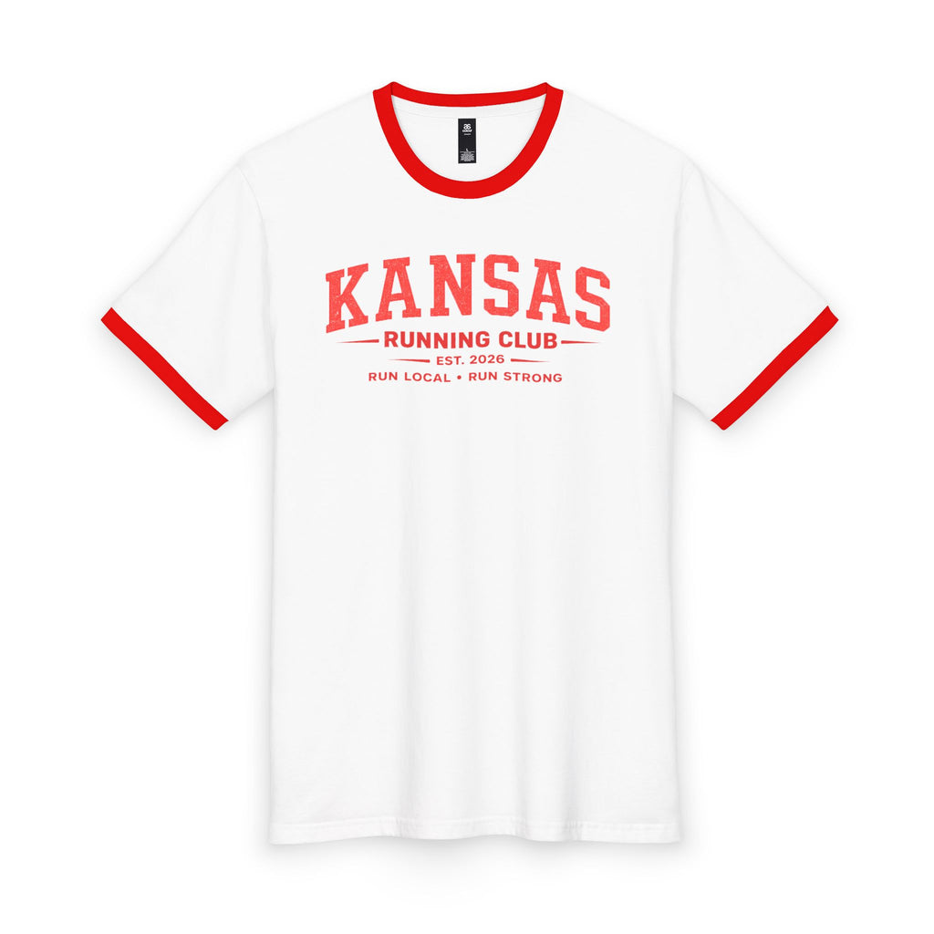Kansas Running Club 2026 All State Men's Staple Ringer Tee