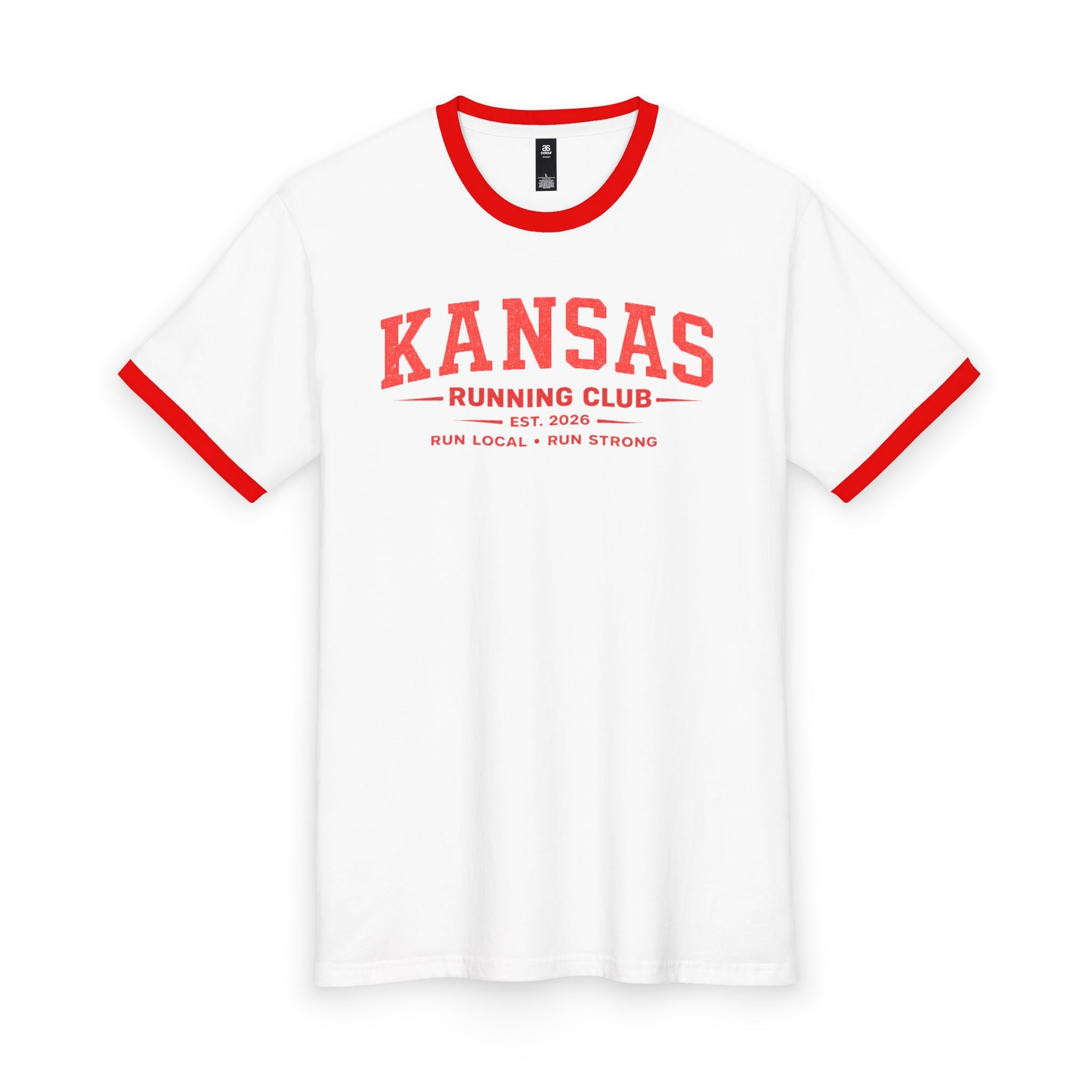 Kansas Running Club 2026 All State Men's Staple Ringer Tee