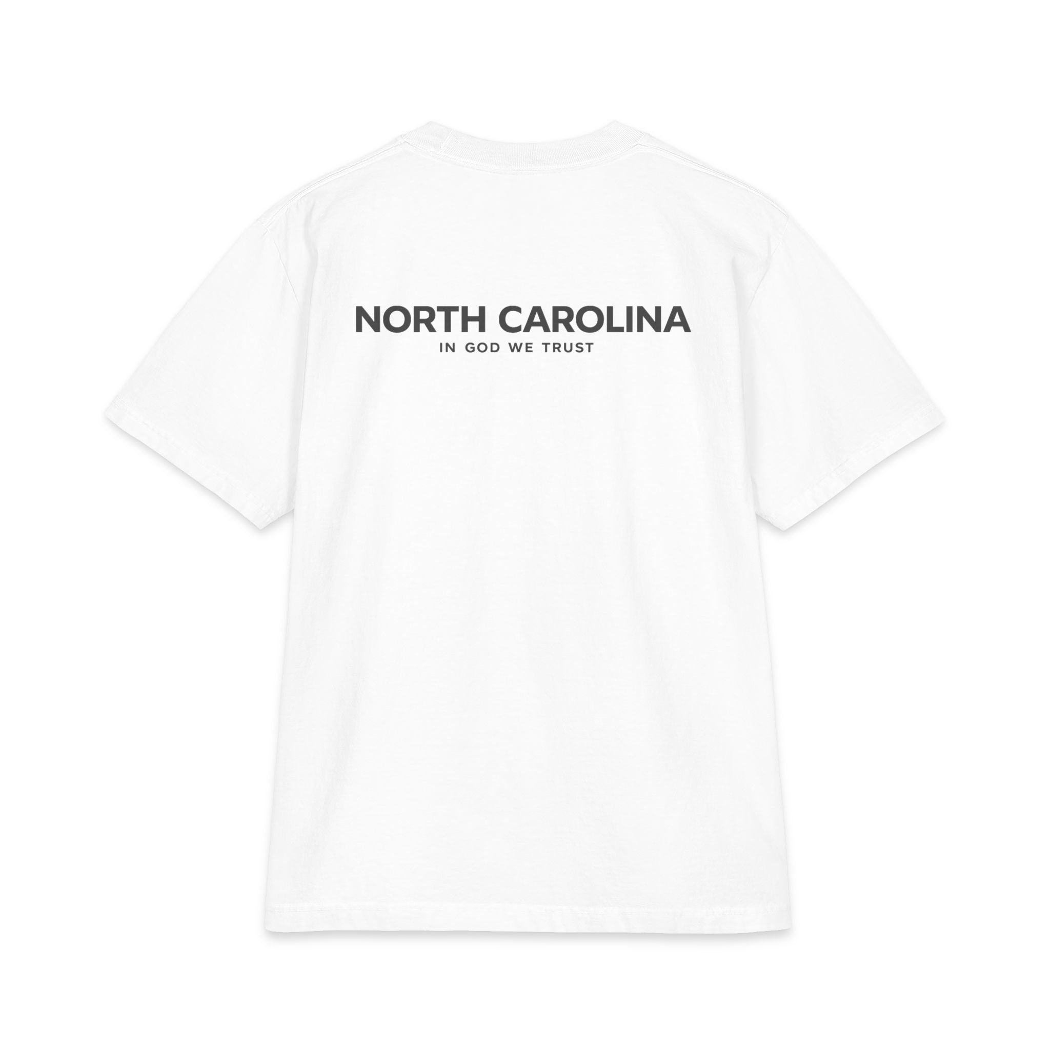North Carolina All State In God We Trust Unisex Max Heavyweight Short Sleeve