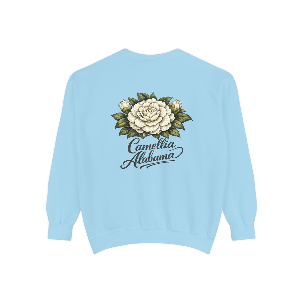 Camellia Alabama Sweatshirt — Vintage Floral Crewneck