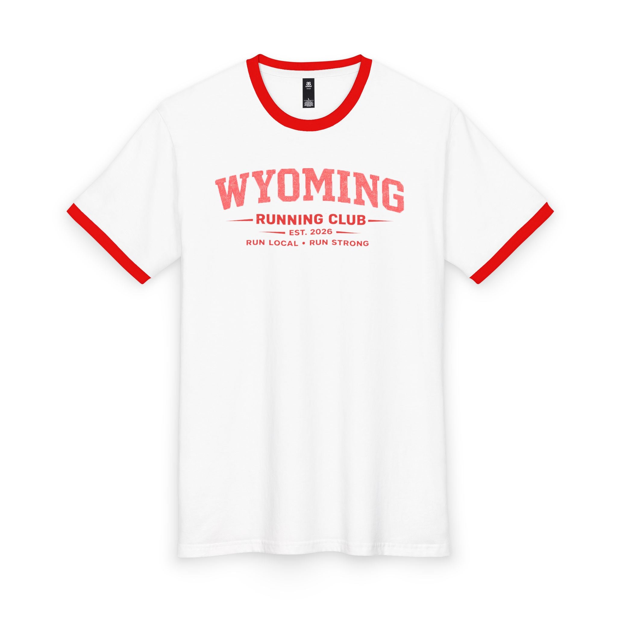 Wyoming Running Club 2026 All State Men's Staple Ringer Tee