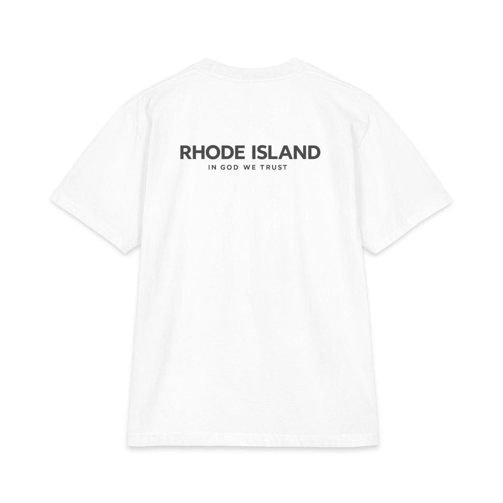 Rhode Island All State In God We Trust Unisex Max Heavyweight Short Sleeve