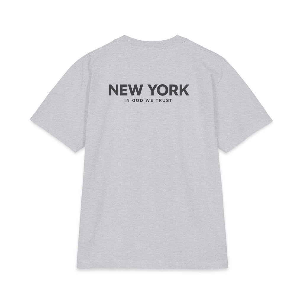 New York All State In God We Trust Unisex Max Heavyweight Short Sleeve