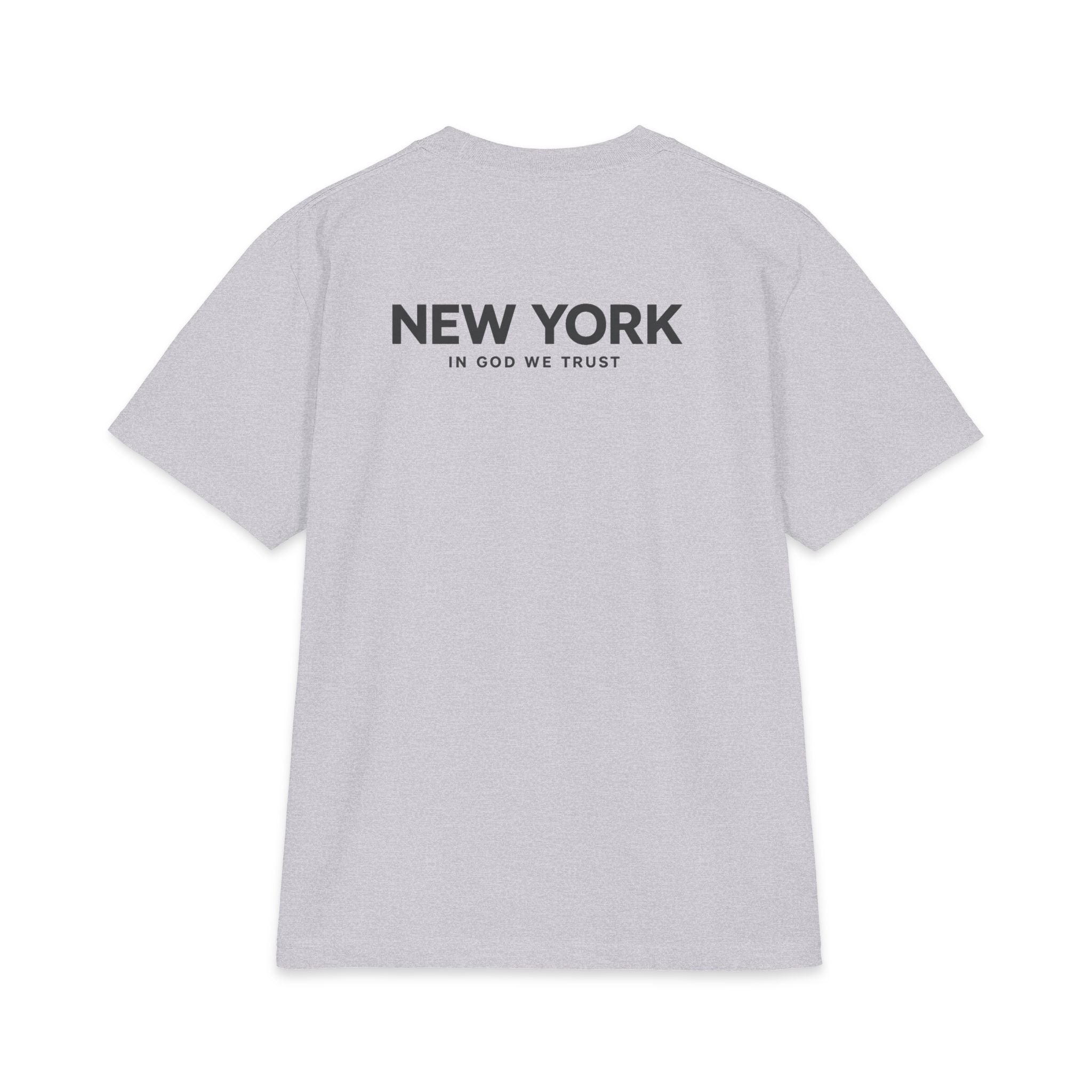New York All State In God We Trust Unisex Max Heavyweight Short Sleeve