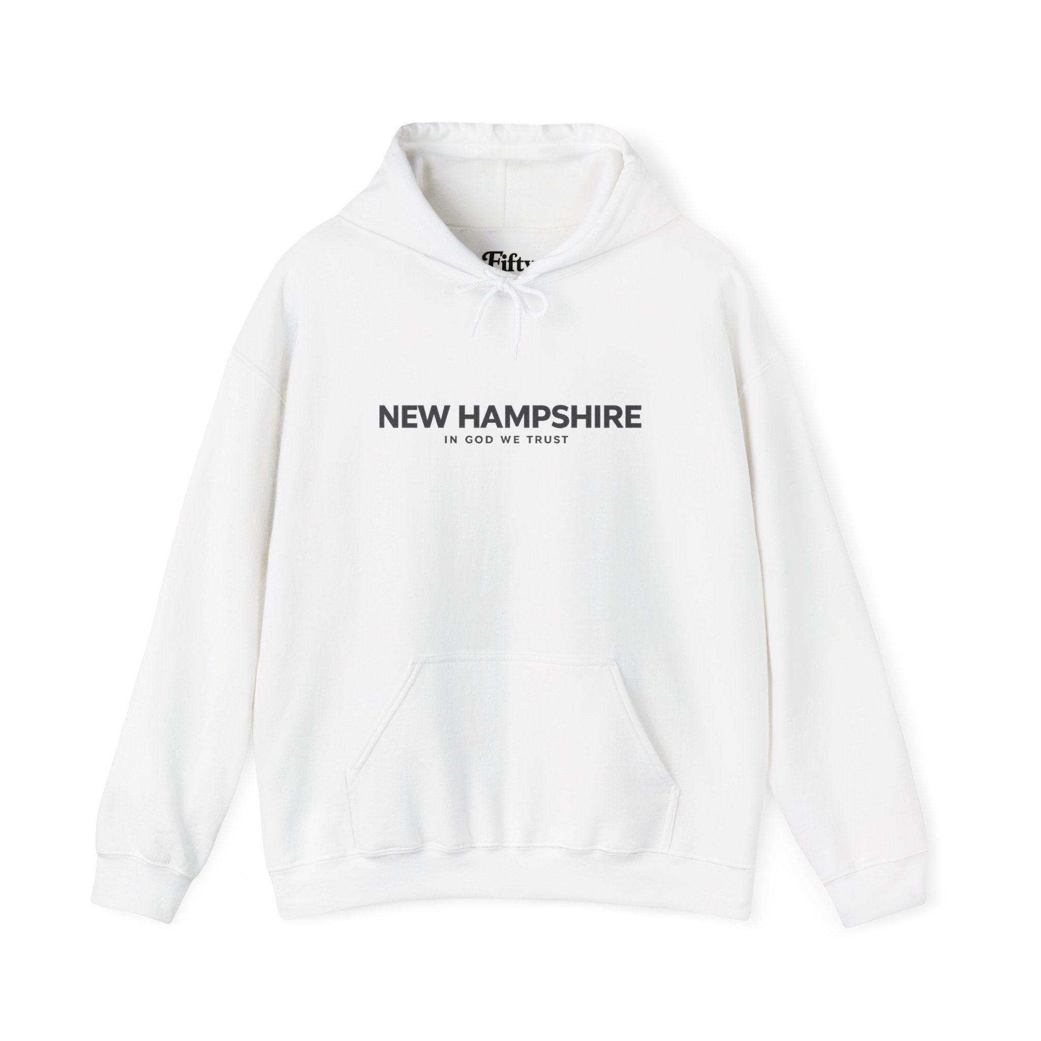 New Hampshire All State In God We Trust Unisex Hooded Sweatshirt