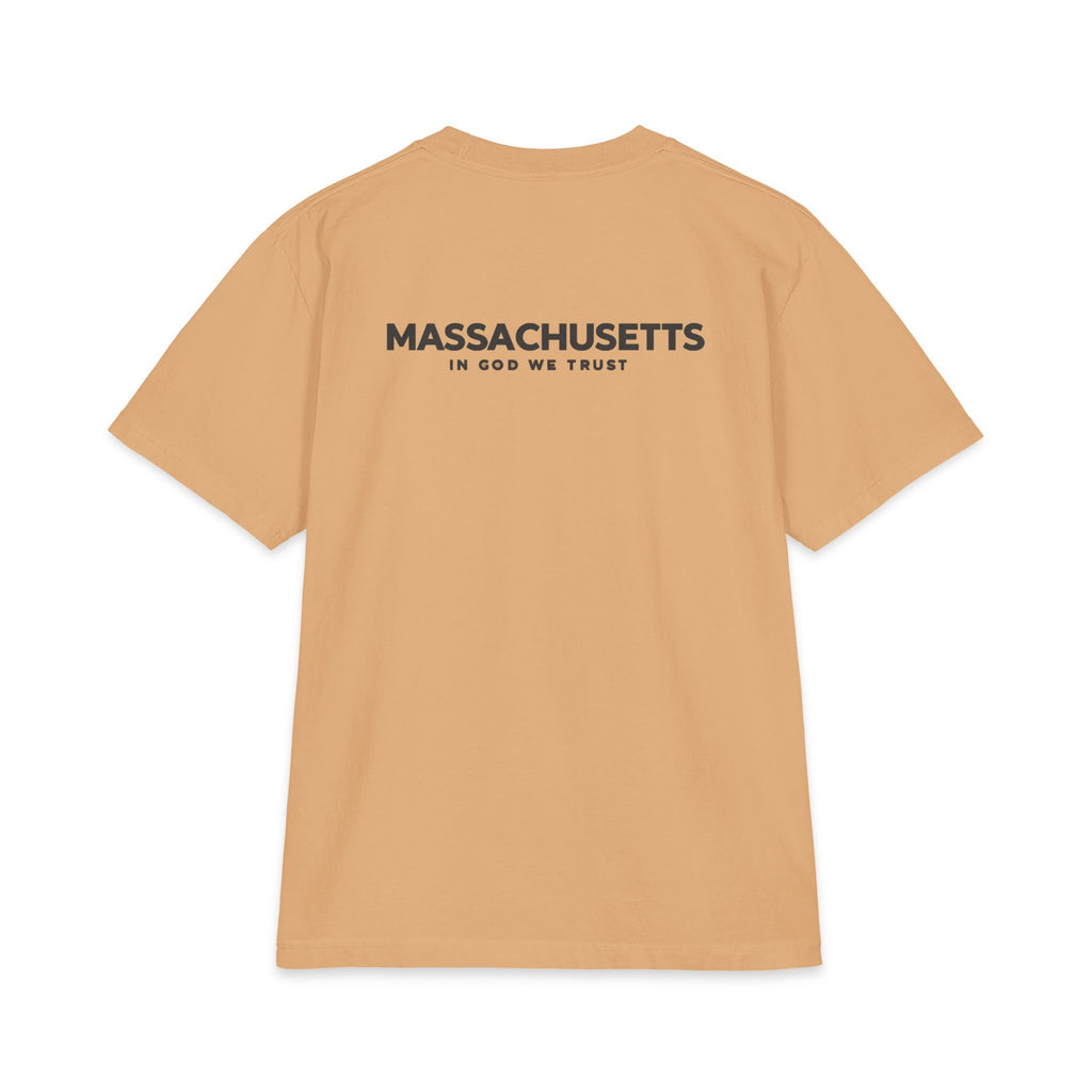 Massachusetts All State In God We Trust Unisex Max Heavyweight Short Sleeve