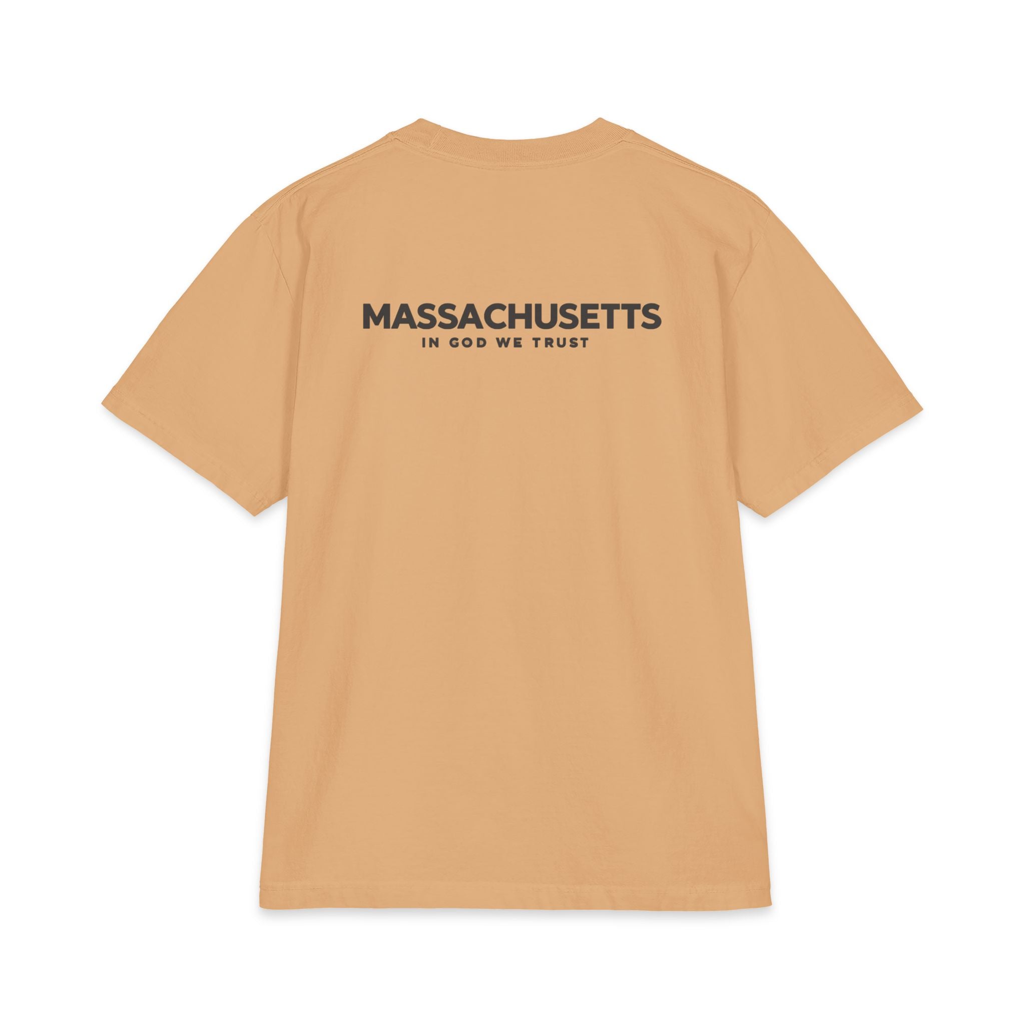Massachusetts All State In God We Trust Unisex Max Heavyweight Short Sleeve